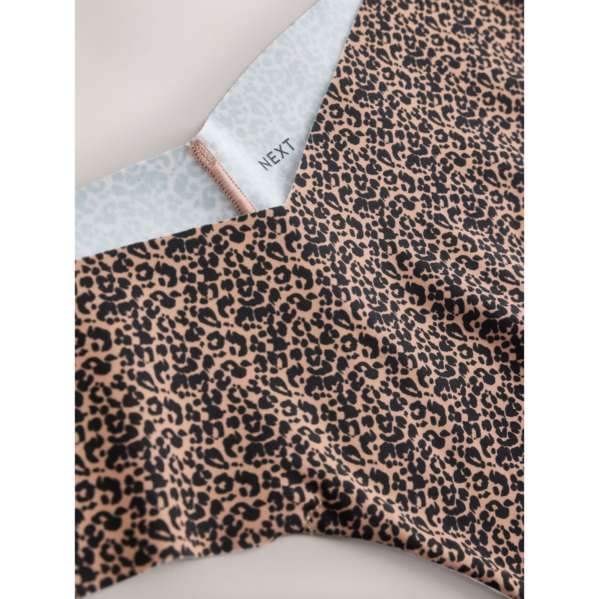 Culotte invisible confortable, lot de 7 noir/imprimé animal, NEXT