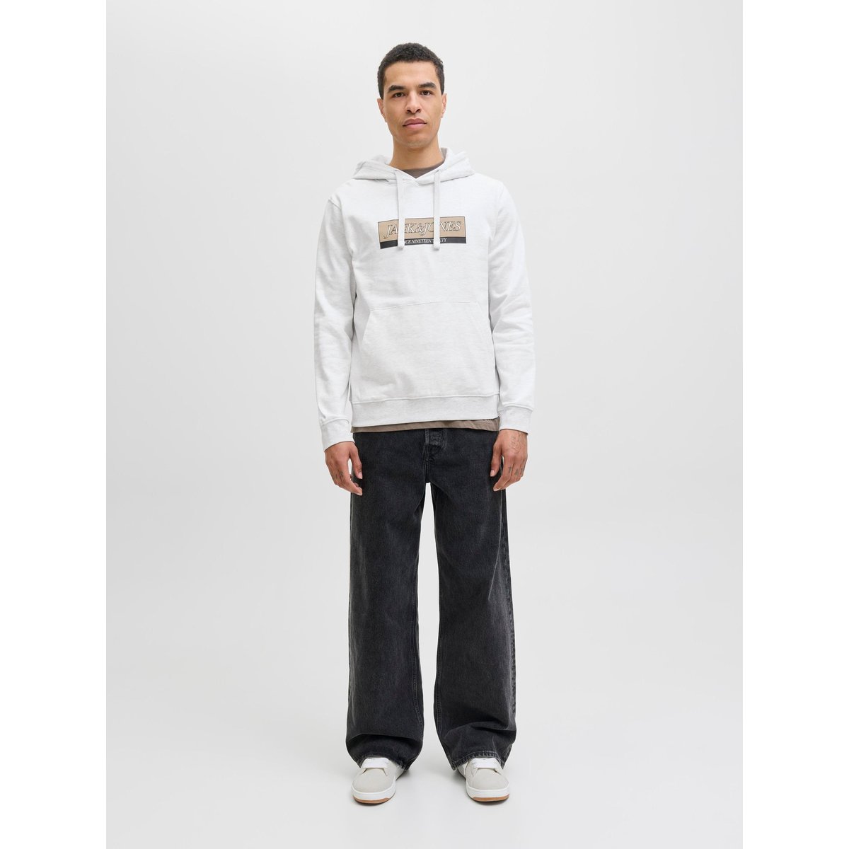 Sweat À Capuche bright white, JACK & JONES