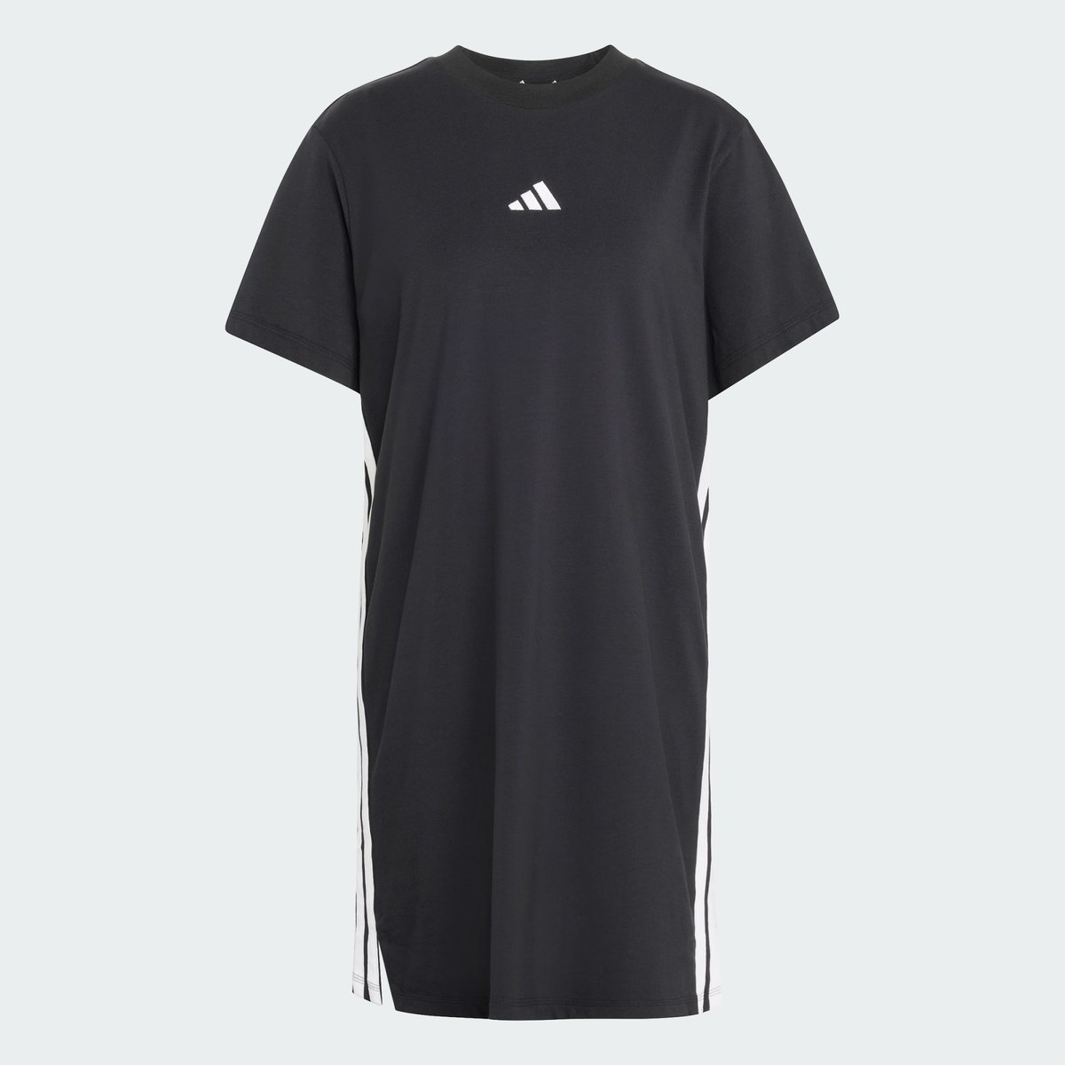 Robe T-Shirt 3 Bandes Essentials Robe T-Shirt 3 Bandes Essentials black / white, ADIDAS SPORTSWEAR