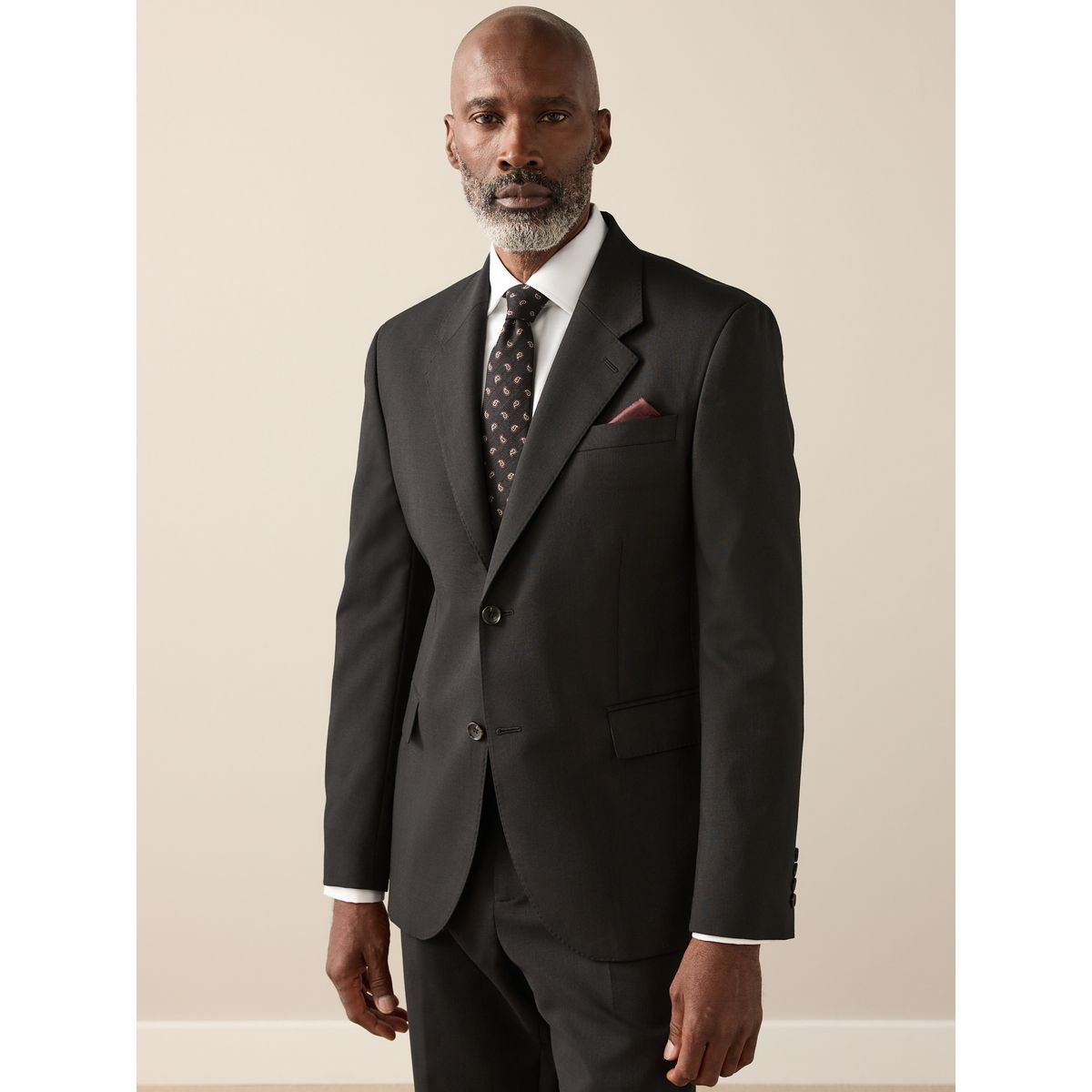 Veste de costume nova fides en laine Signature noir, NEXT