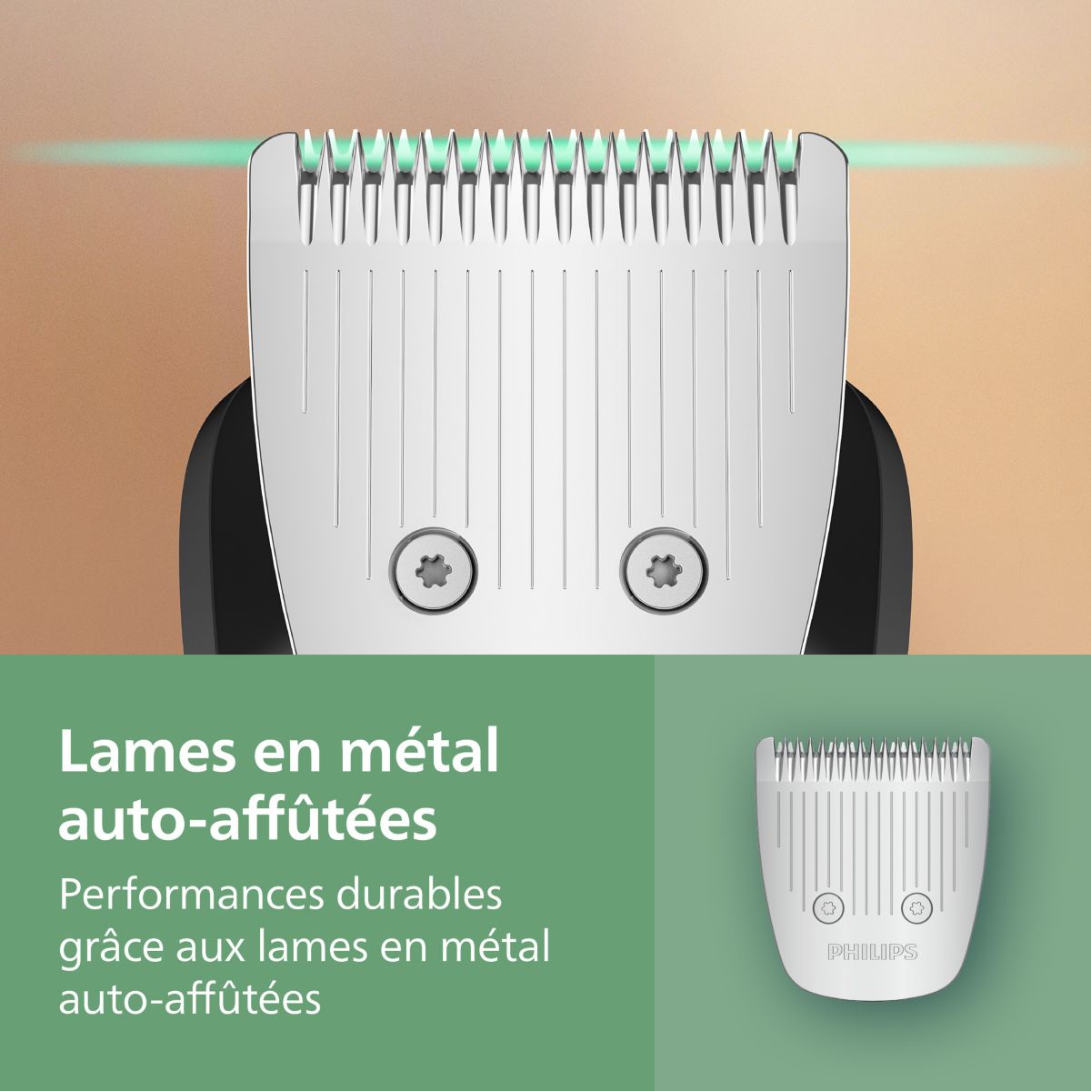 Tondeuse corps MG5931/15 Series 5000, 13 hauteurs de coupe, précision 0,5 mm, autonomie 120 mn couleur unique, PHILIPS