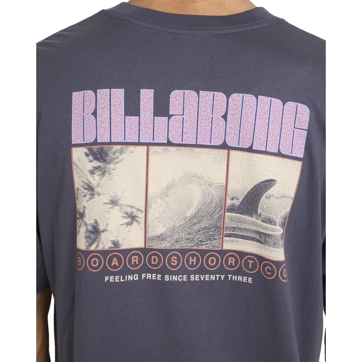 T shirt manches courtes BROADSHEET PREMIUM noir graystone, BILLABONG