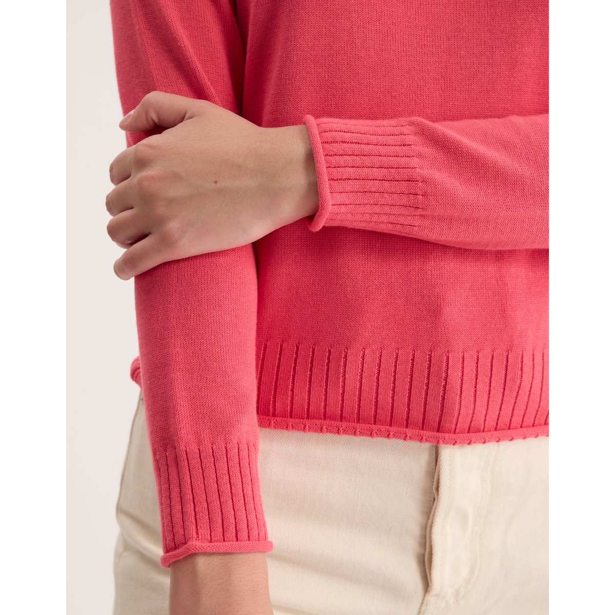 Pull Angelica en coton rose, INES DE LA FRESSANGE PARIS
