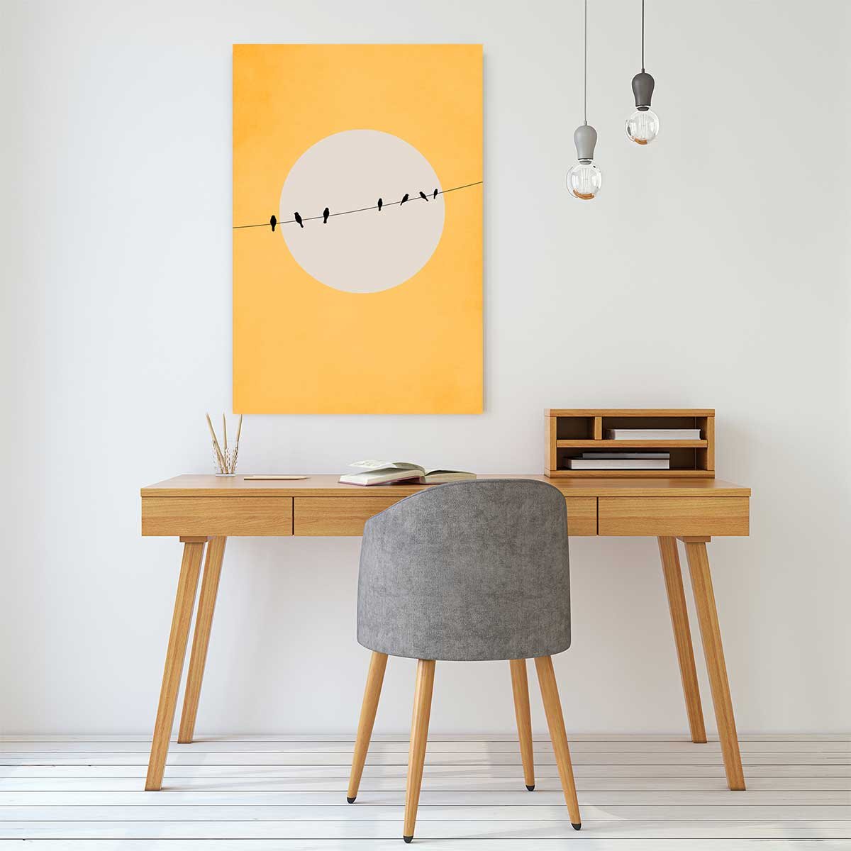 Tableau abstrait depart electrique tableau alu dibond, HEXOA