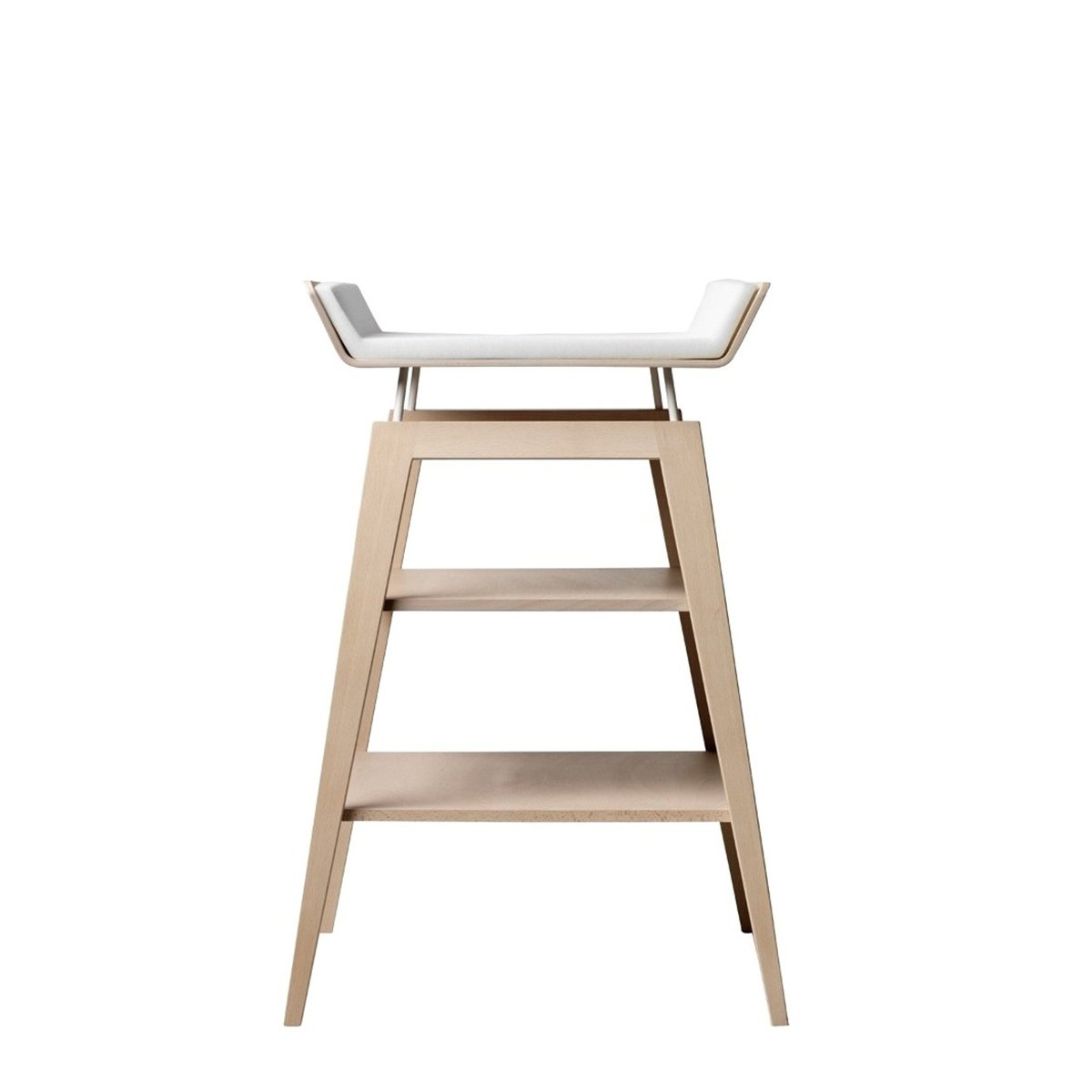 Table à langer avec matelas Linea bois de hêtre  Naturel bois clair, LEANDER