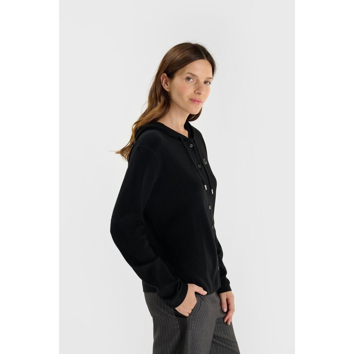 Cardigan OWEN black, LE TEMPS DES CERISES