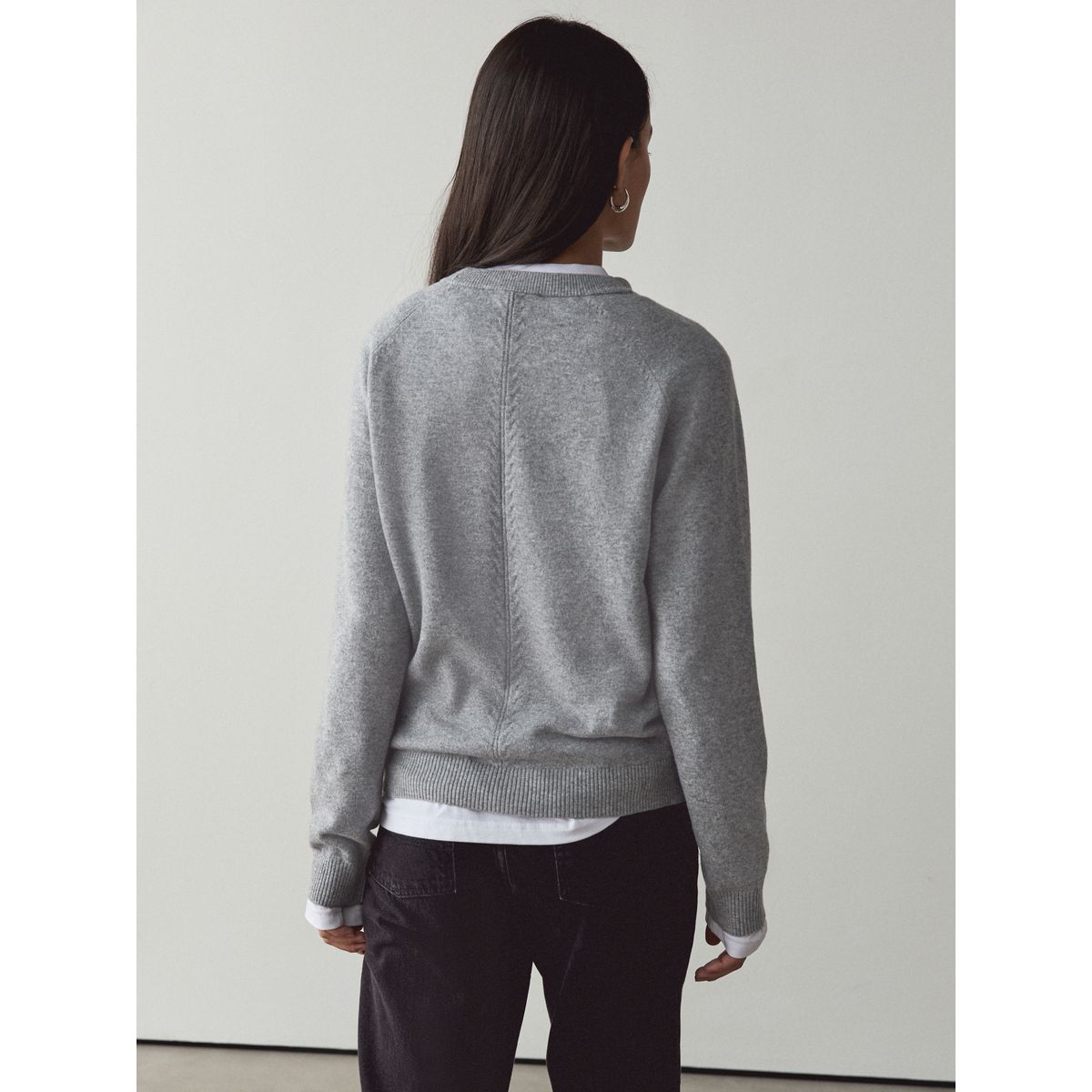 Pull ras du cou ultra-doux, lot de 2 vert/gris, NEXT