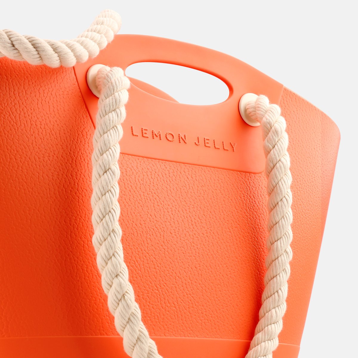 Sac de plage avec anses en corde vegan SPLASHYBAG écorce d'orange, LEMON JELLY