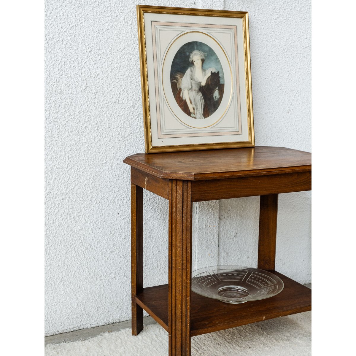 Table d'appoint en bois Francine N°217 - Bon état bois, DEBONGOUT