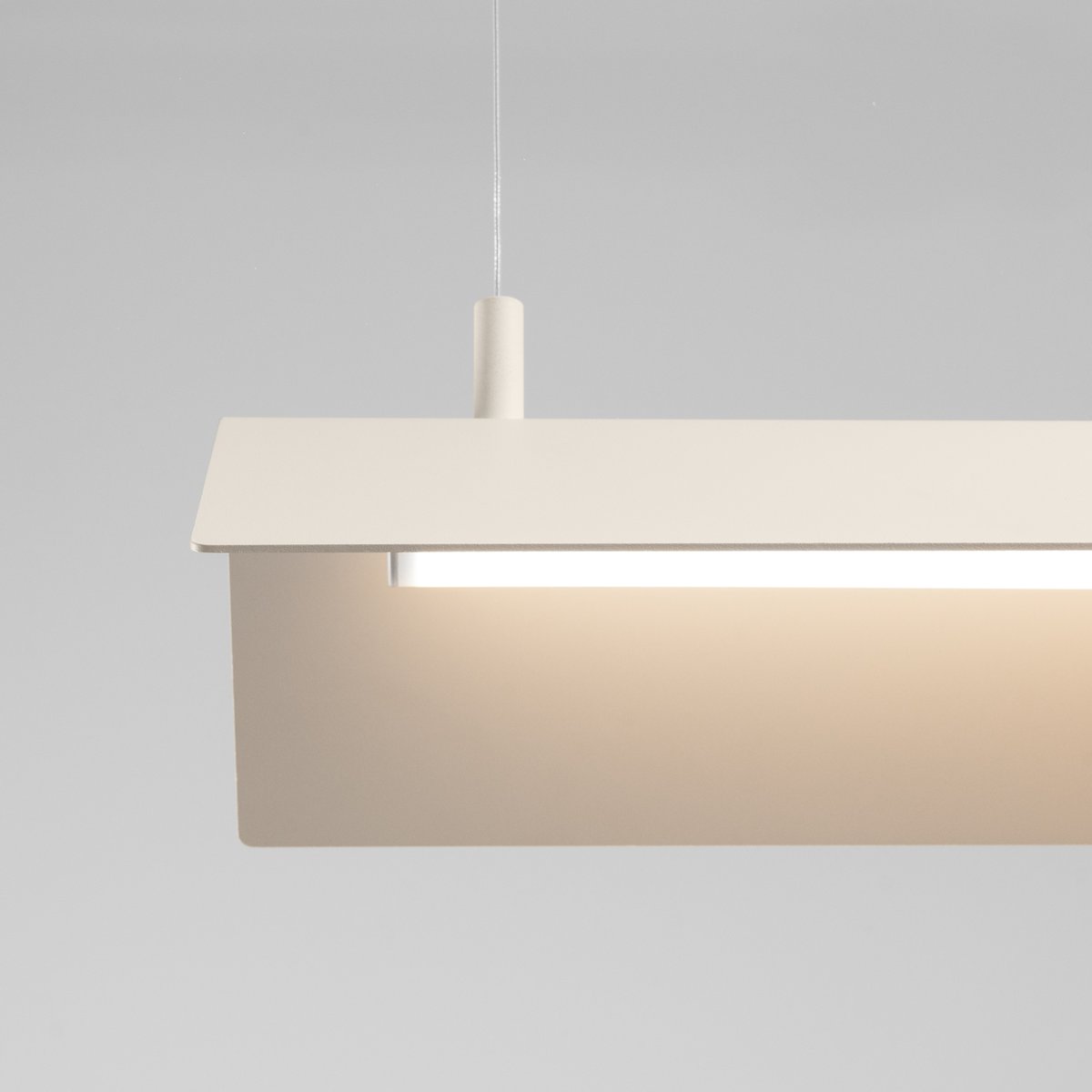 Suspension Acier Beige LED 1 Elva beige, EDEN