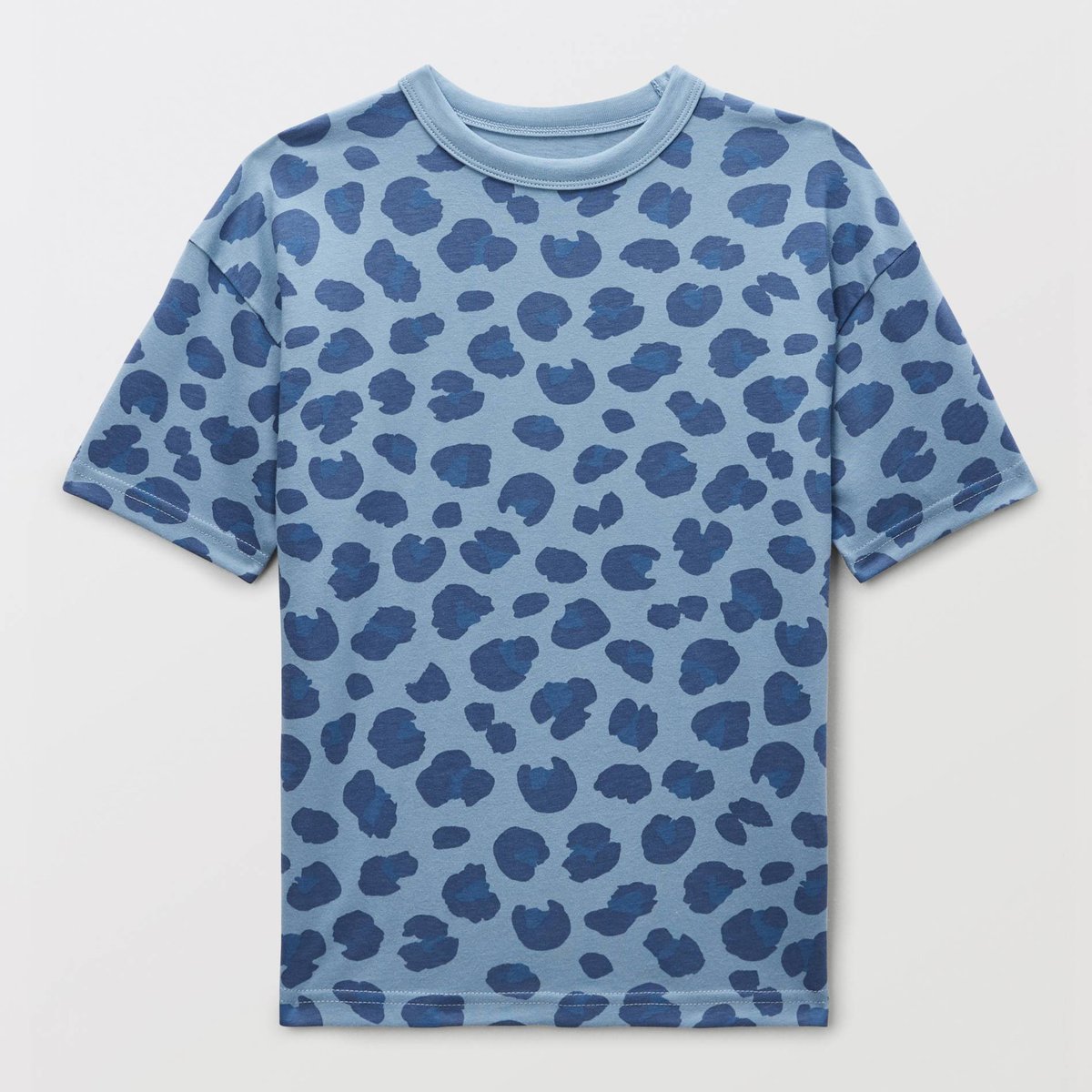 T-shirt manches courtes imprimé en coton BIO GOTS tornade, MONOPRIX