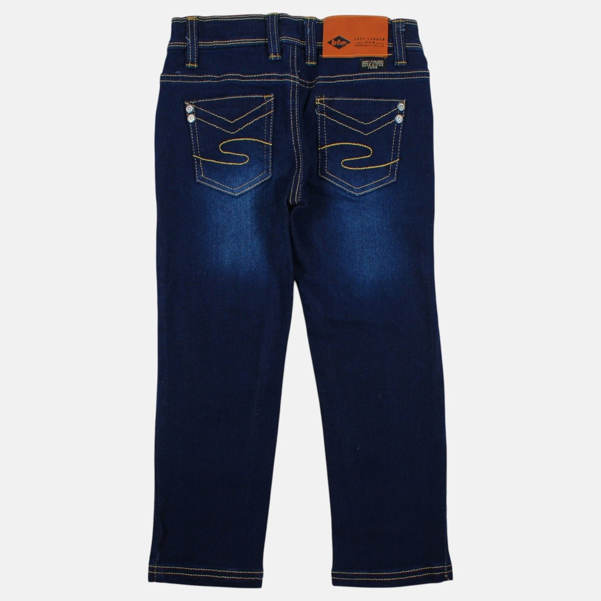 Jean slim 5 poches, coupe droite DENIM bleu brut used, LEE COOPER