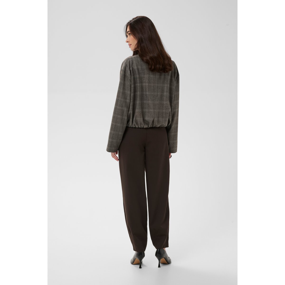 Blazer marron brown check, CULTURE