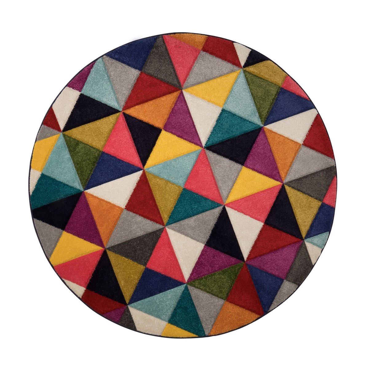 Tapis rond SAMBA multicolore, FLAIR RUGS
