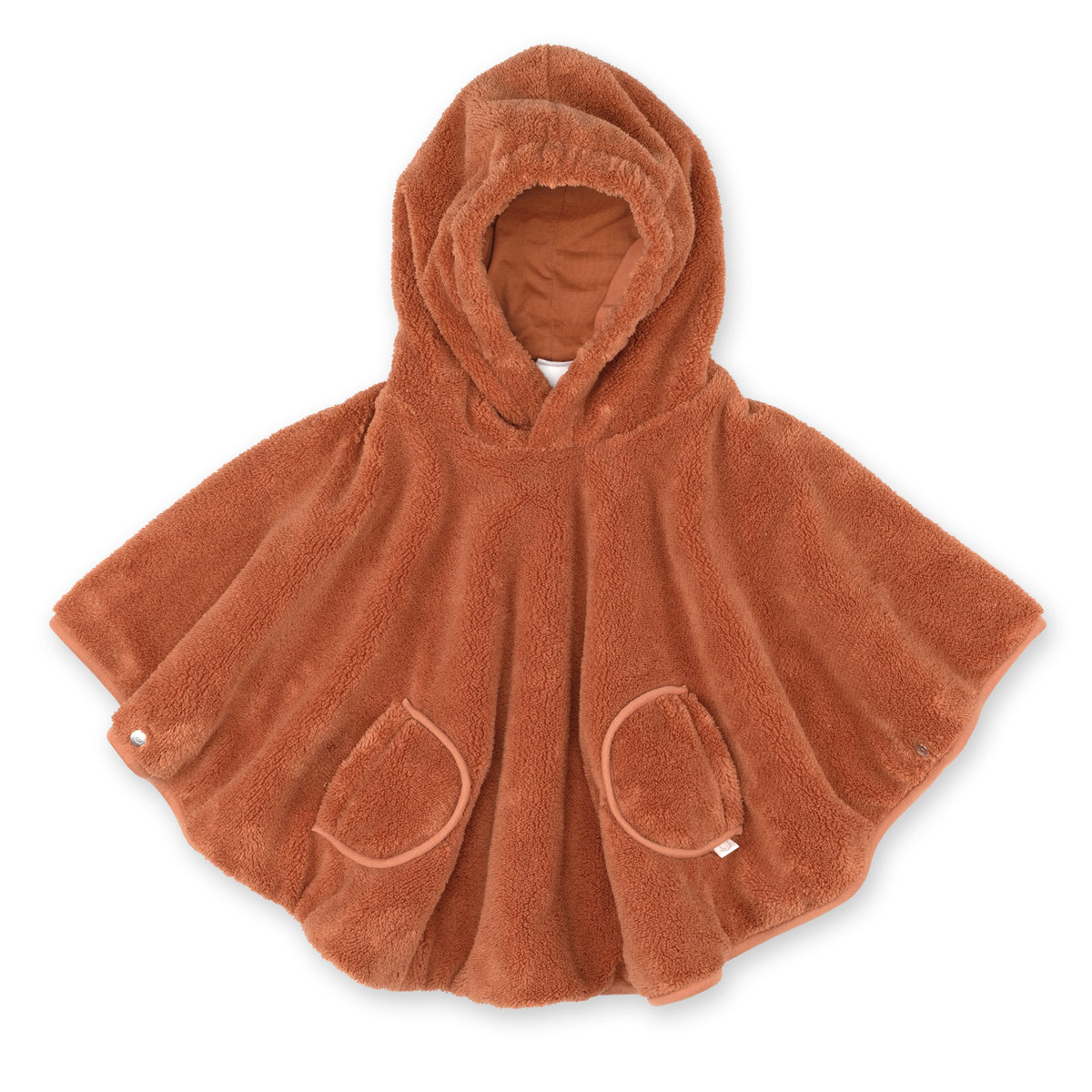 Poncho de voyage bébé pour siège auto - Moelleux douceur noisette, BEMINI