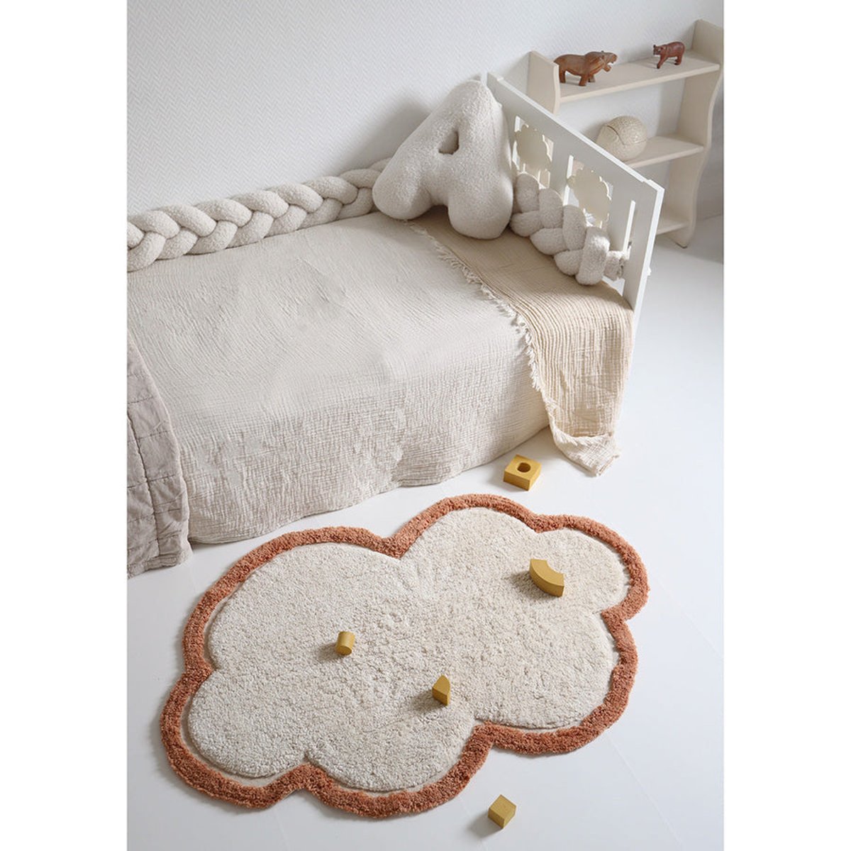 Tapis enfant nuage Little Nimbus Toffee toffee, NATTIOT