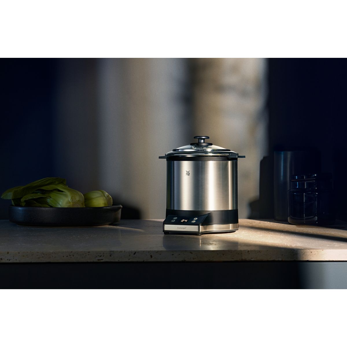 Cuiseur riz Kitchen Minis avec boite repas 041526001 argent, WMF