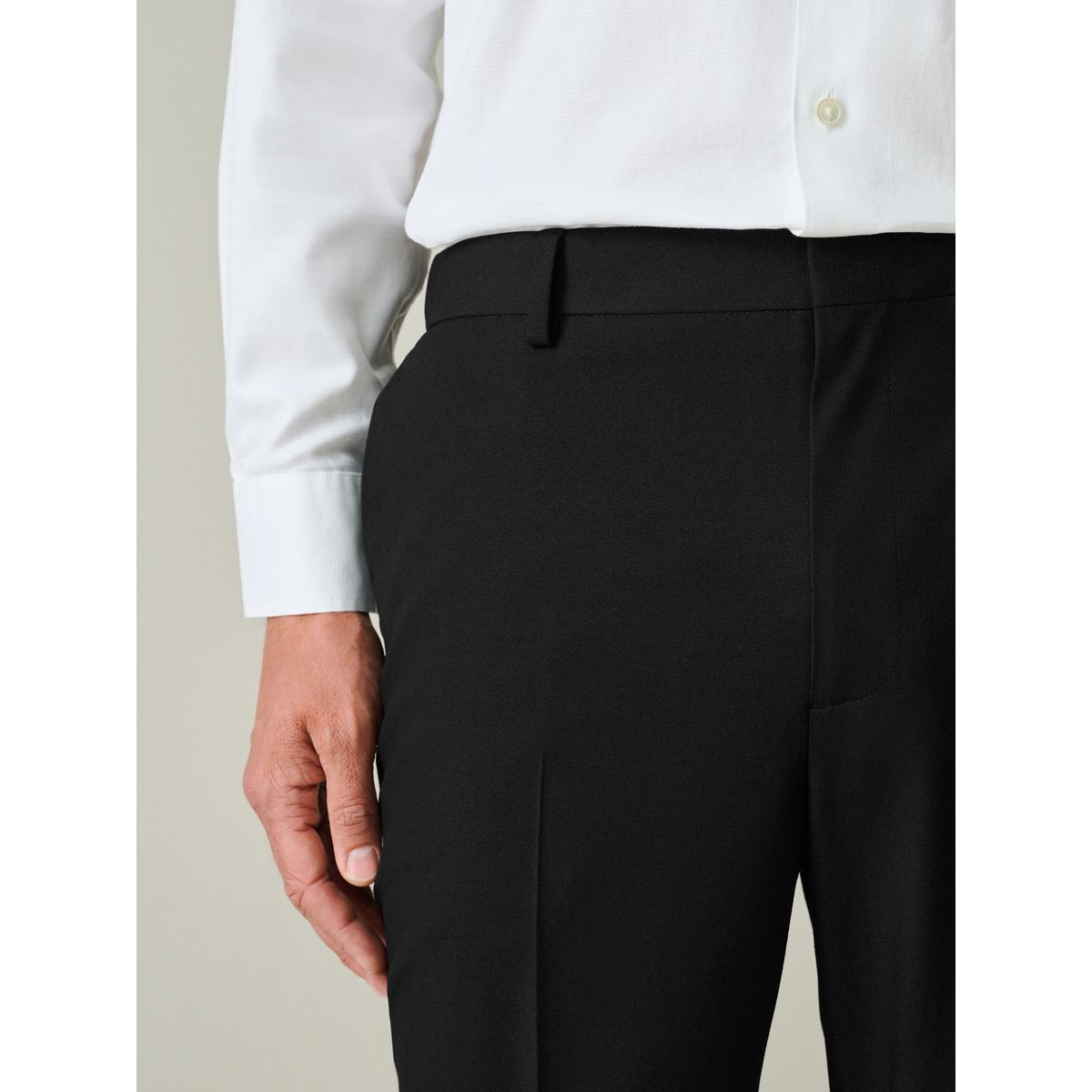 Pantalon élastique habillé motionflex noir, NEXT