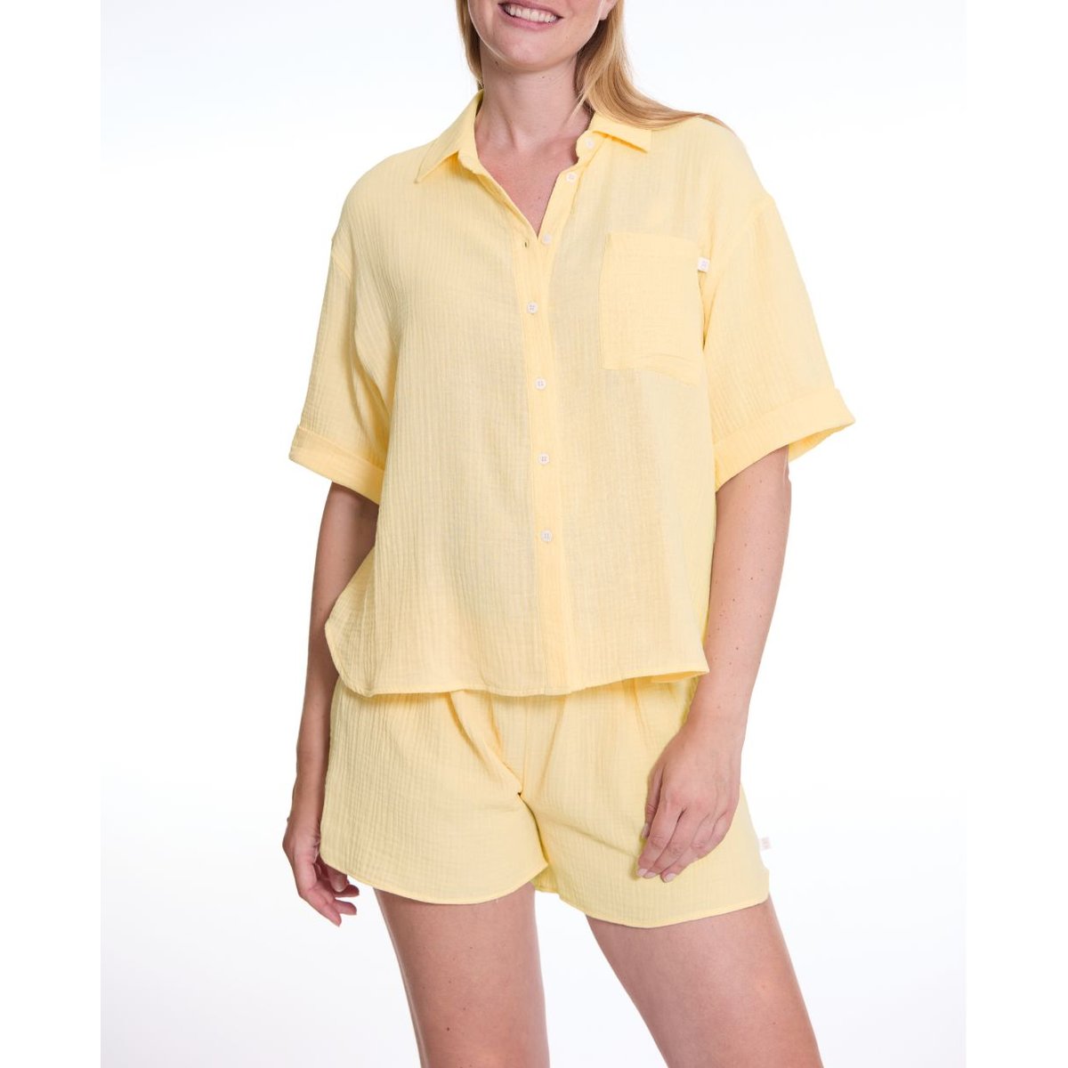 Pyjashort de maternité Ice cream vanille, CACHE COEUR