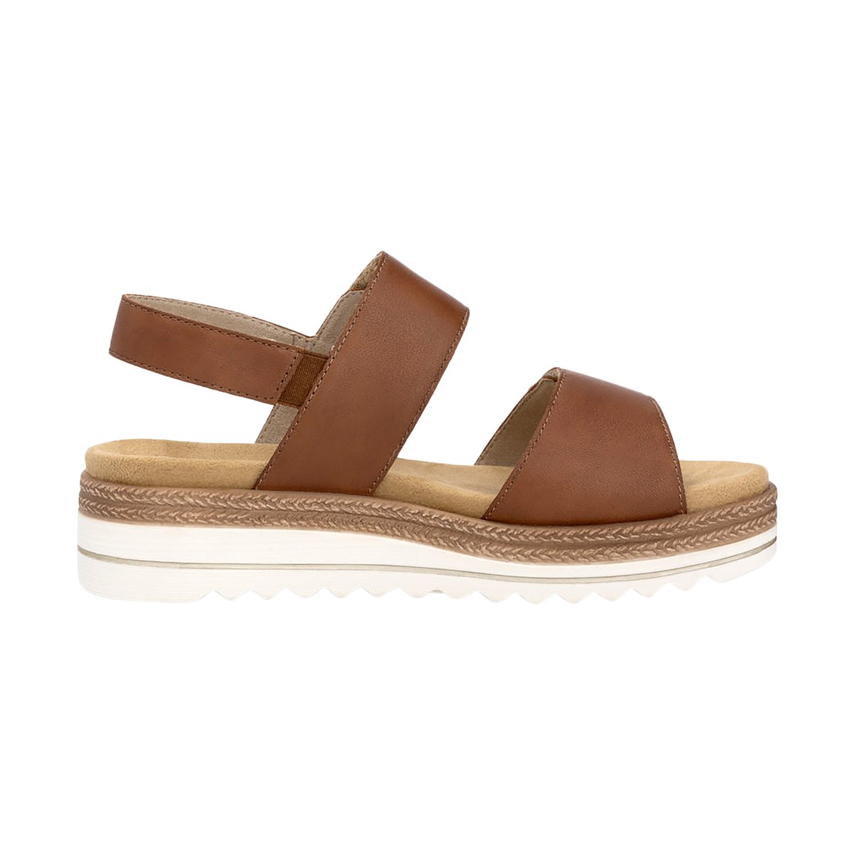 Sandales Cuir Lugano marron, REMONTE