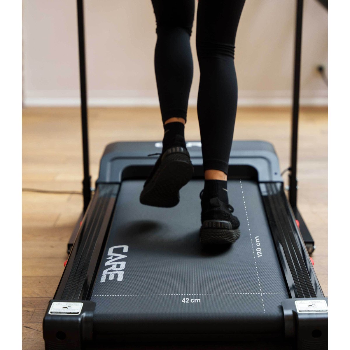 Tapis de course connecté - 16km/h - CARE - Jogger - KINOMAP noir, CARE FITNESS