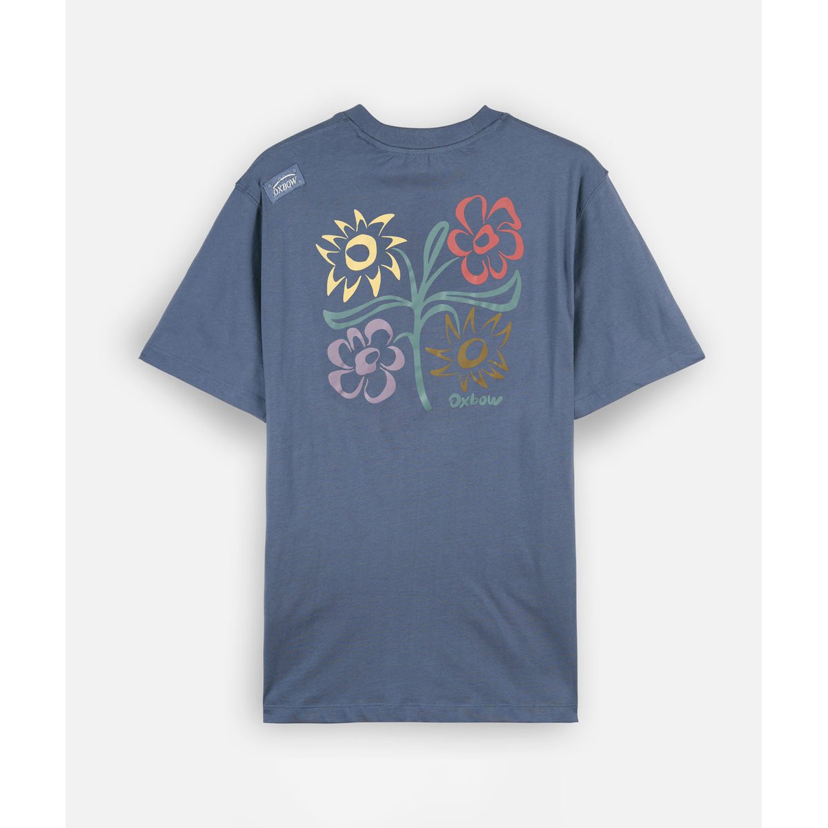 Tee-shirt manches courtes OUTLINE vintage indigo, OXBOW