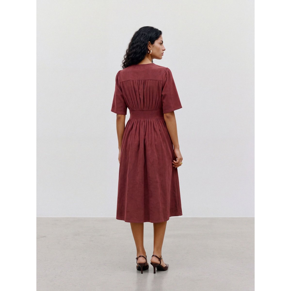 Robe russet brown, VERO MODA