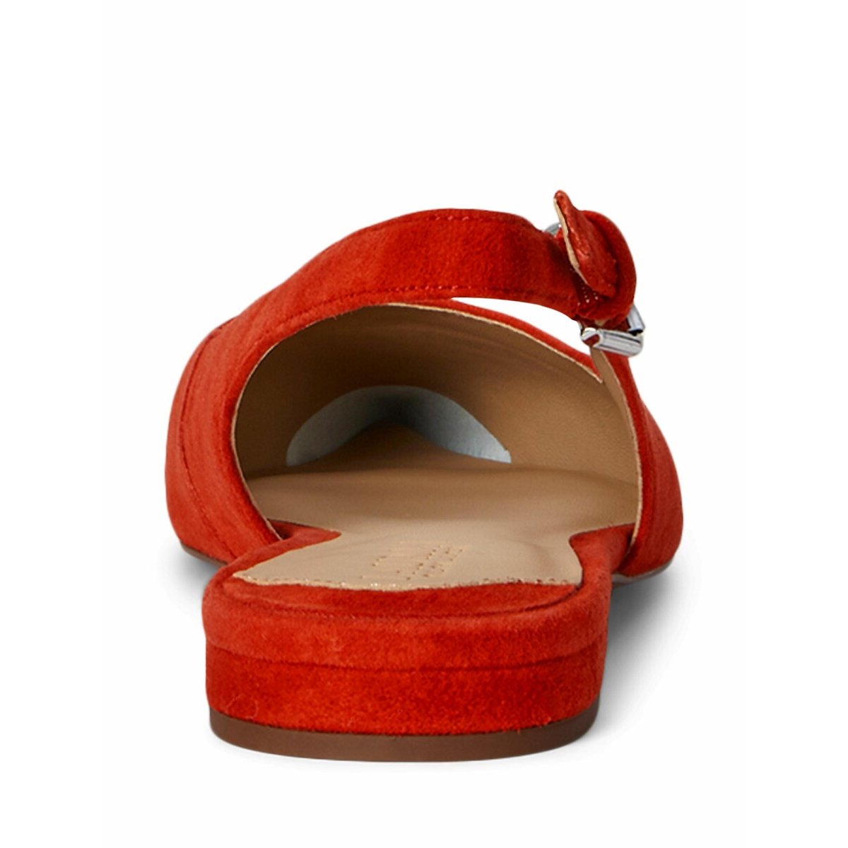Ballerines mary-jane en cuir suède Emellie rouge, LAUREN RALPH LAUREN