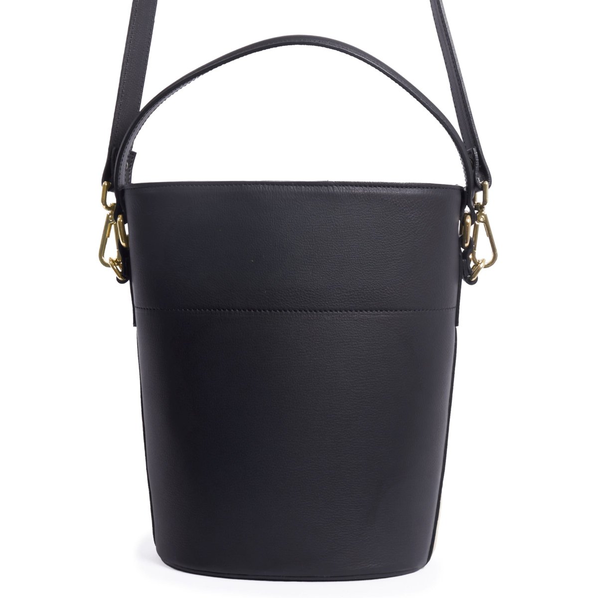 Sac seau Margot cuir noir, JULES & JENN