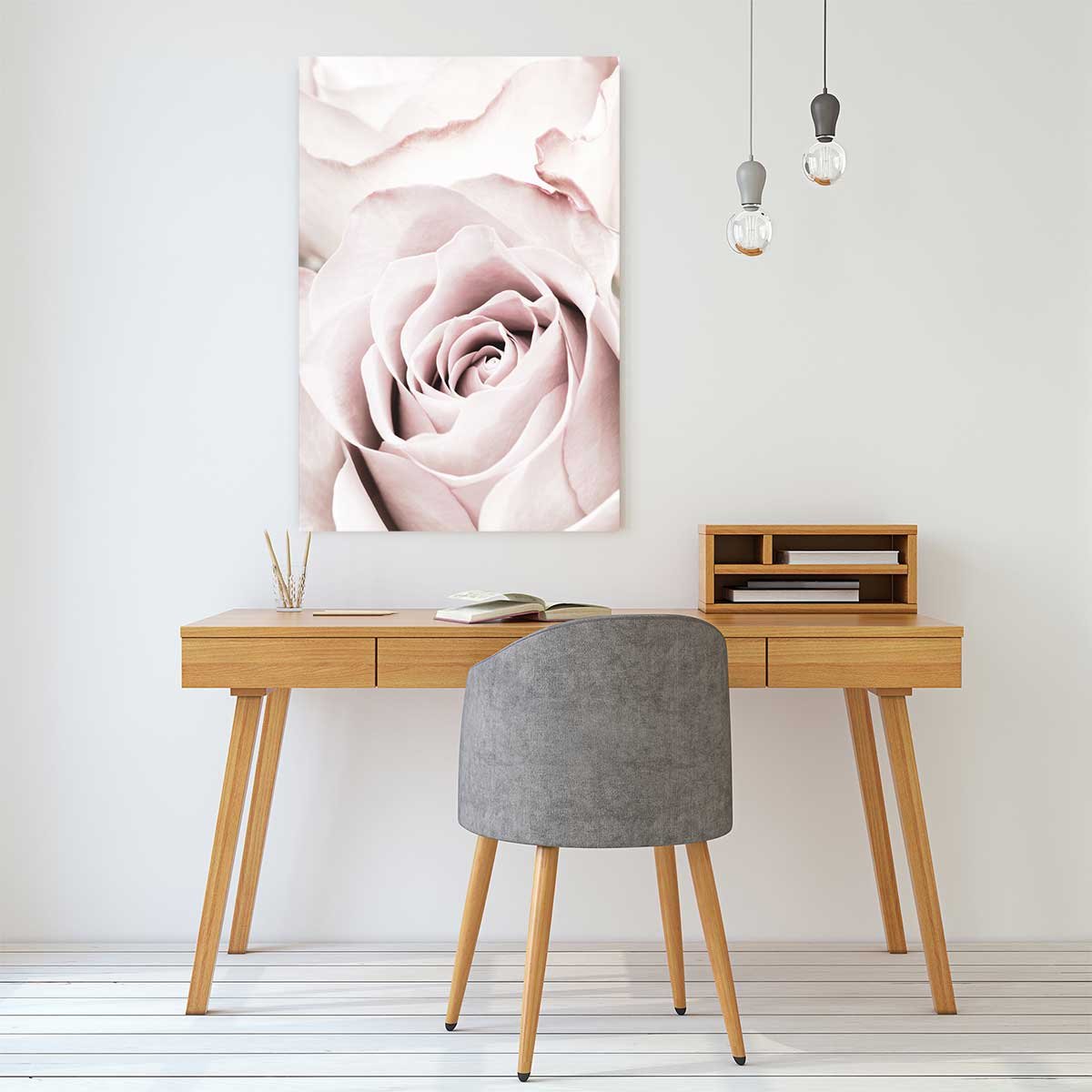 Tableau rosa romantica tableau alu dibond, HEXOA