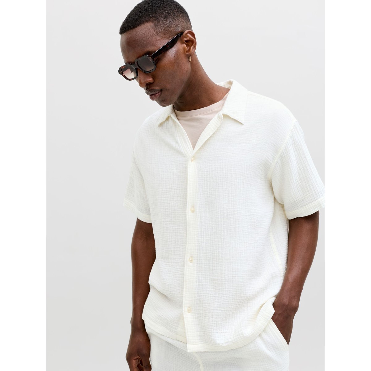 Chemise De Vacances cloud dancer, JACK & JONES