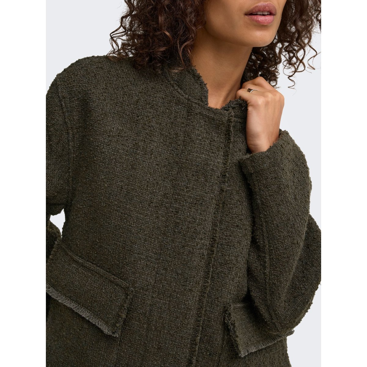 Cardigan verte - black olive 1, JDY