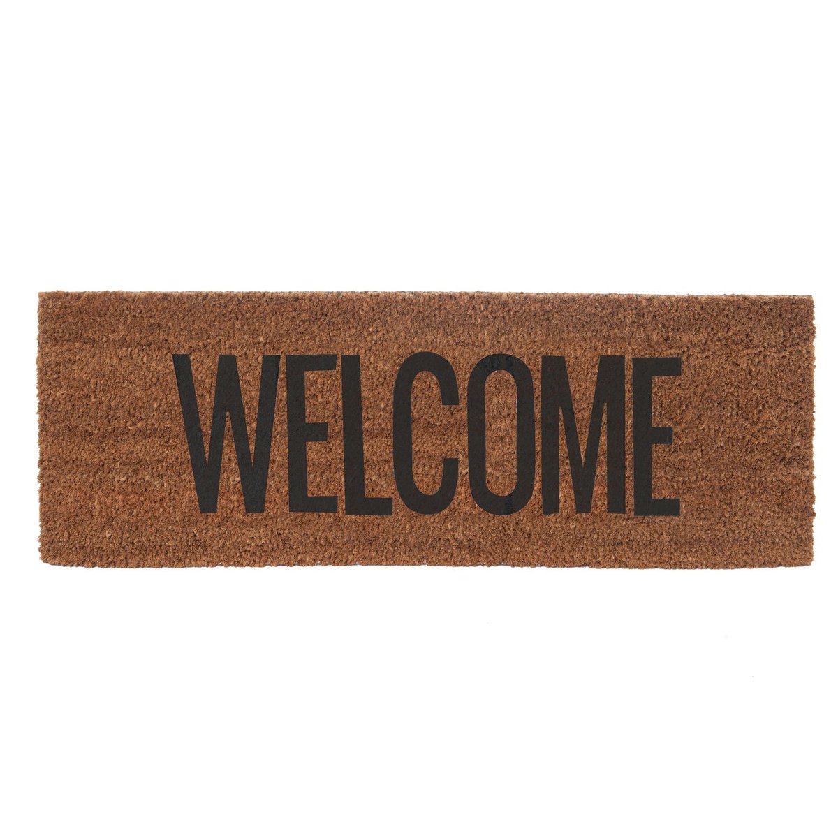 Paillasson en fibre de coco WELCOME noir, PRESENT TIME