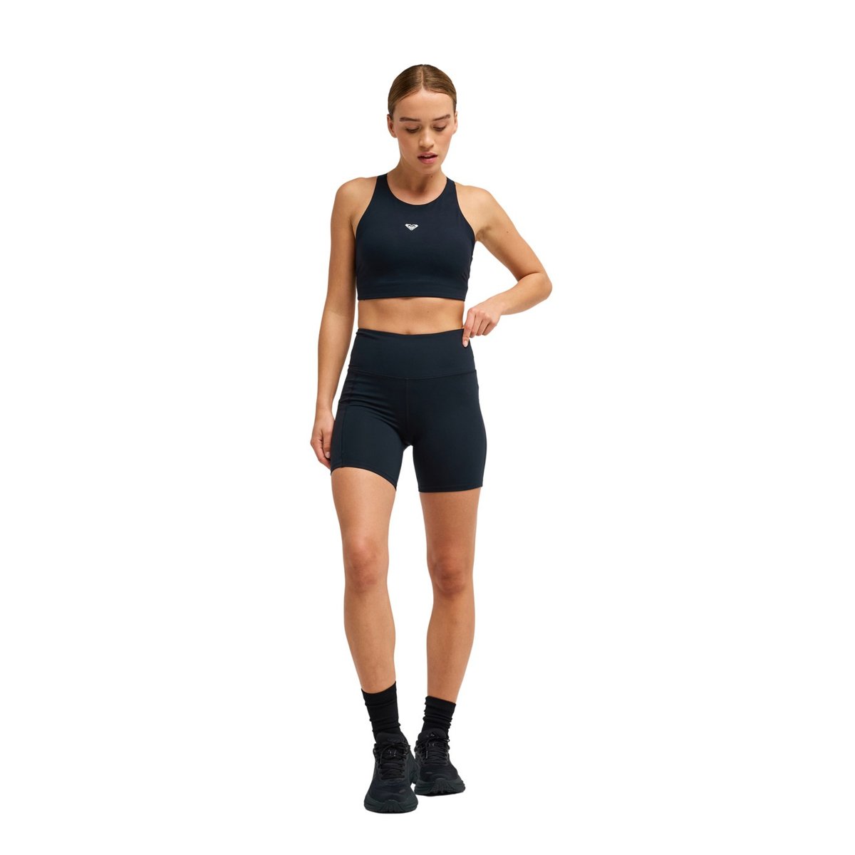 Brassière de sport maintien élevé HEART INTO IT. noir anthracite, ROXY