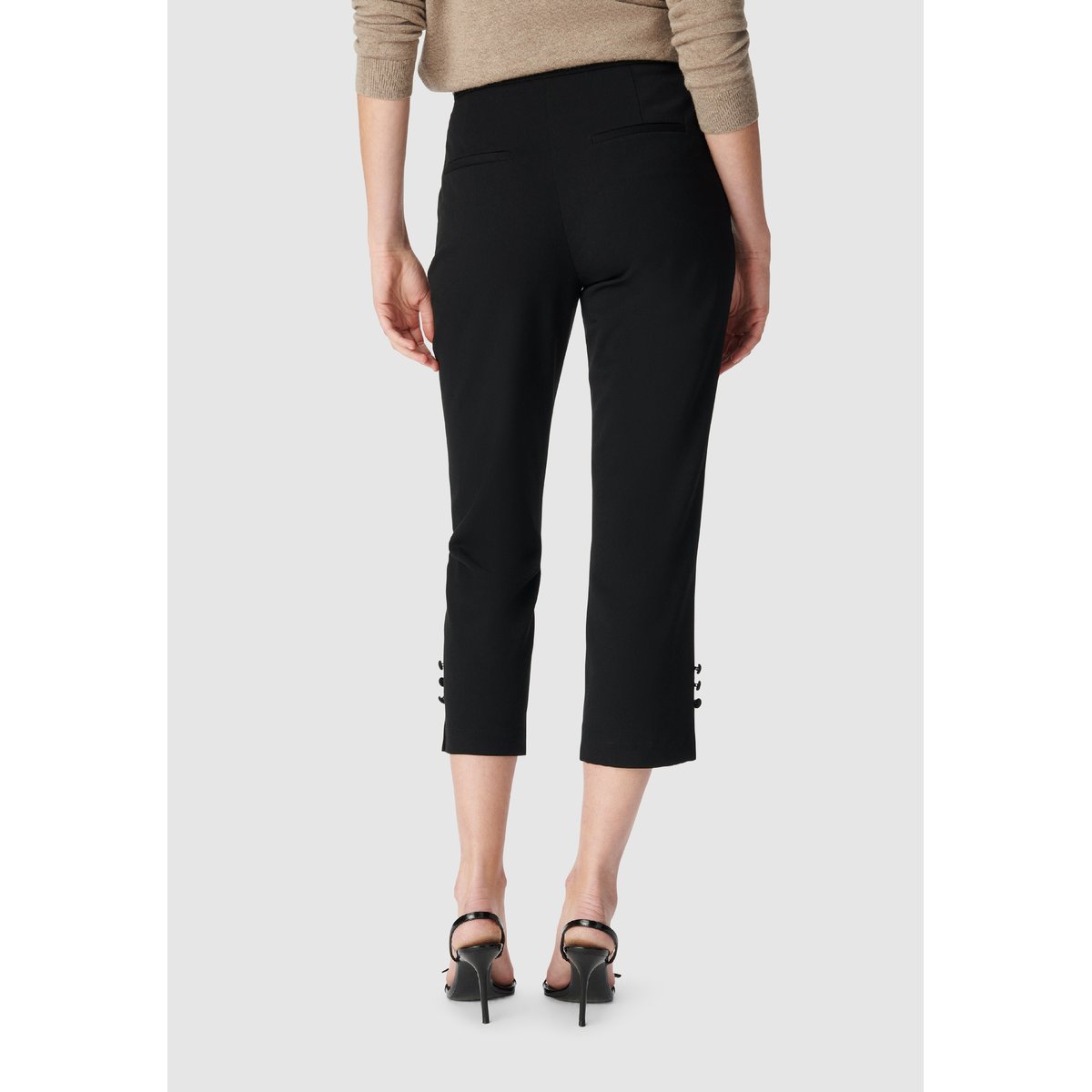 Pantalon longueur mi-mollet noir, IKKS