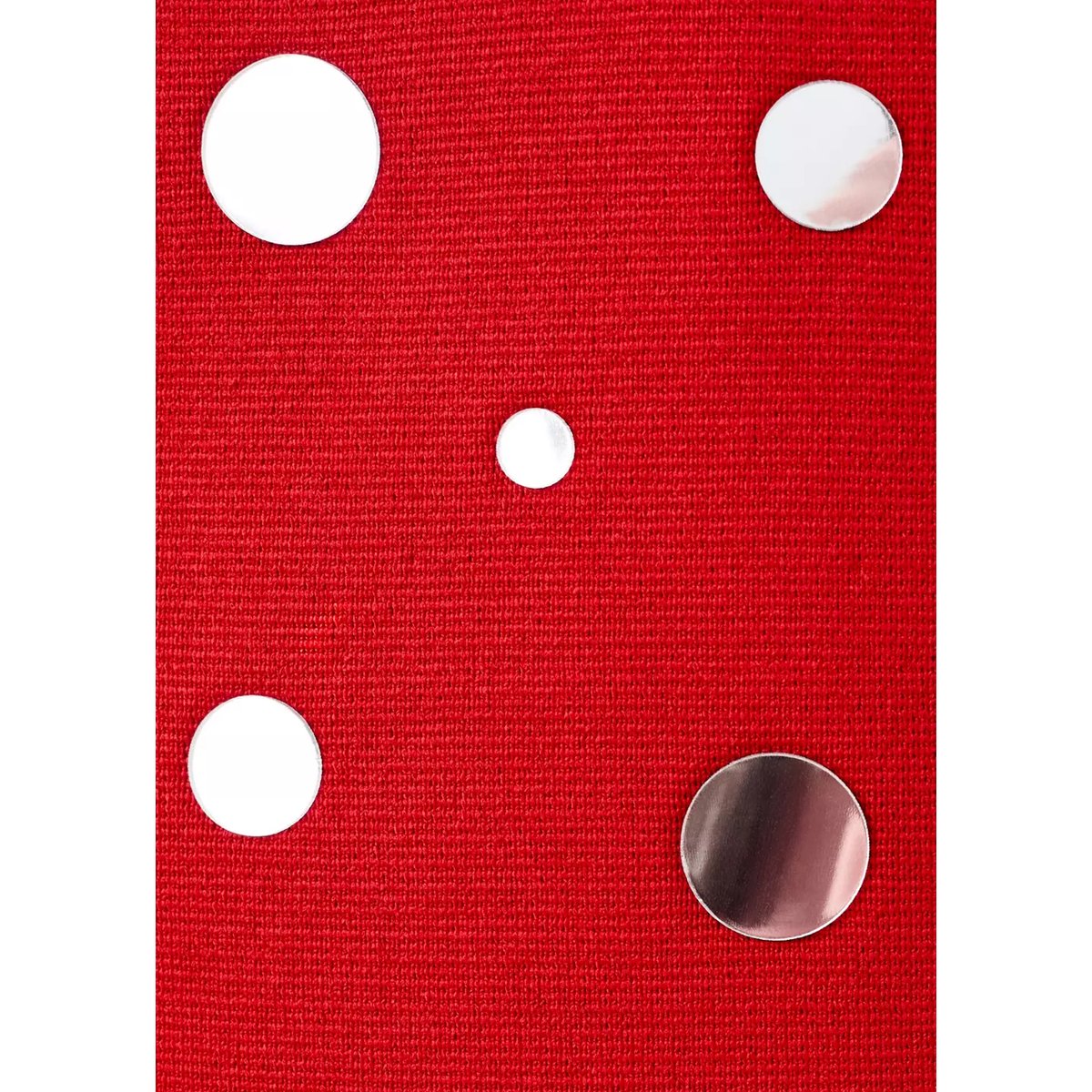 Robe maille emmanchures américaines rouge, MANGO