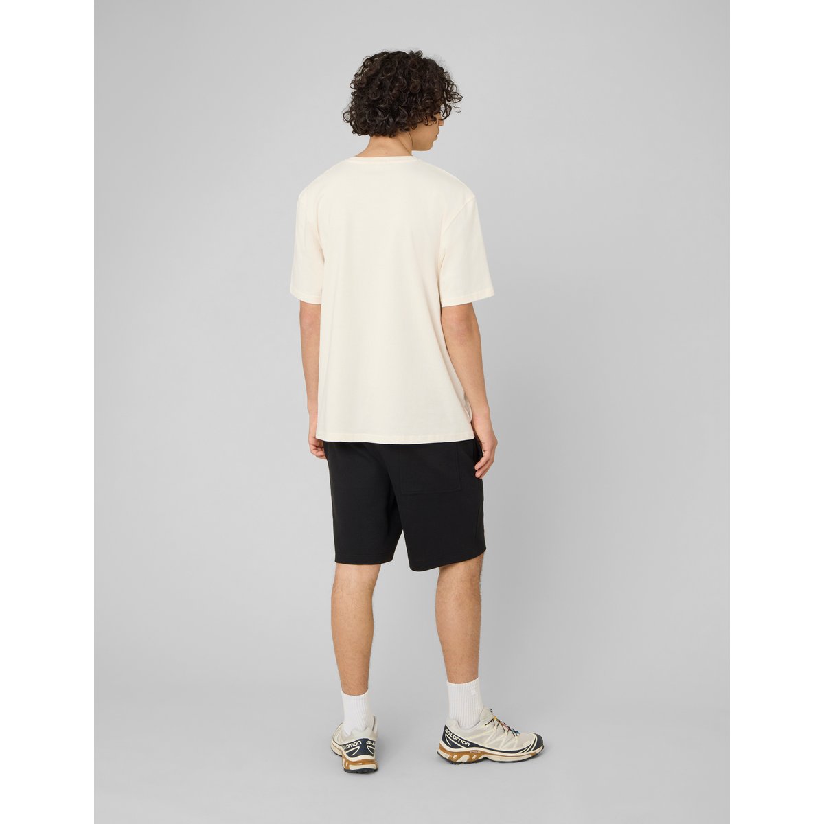 T-shirt broderie poitrine naturel, BZB