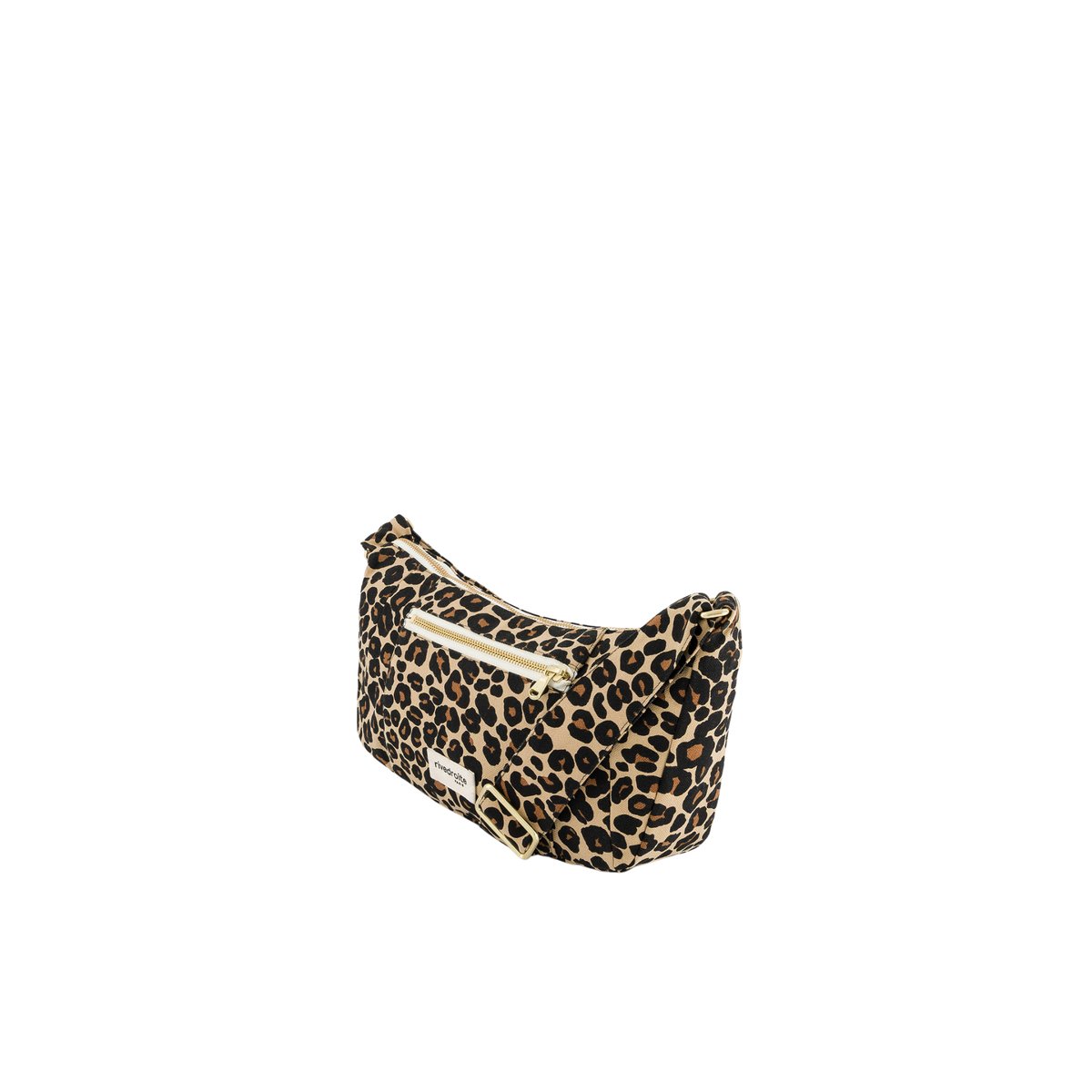 Sac à main imprimé CHARLOT XS léopard beige, RIVEDROITE