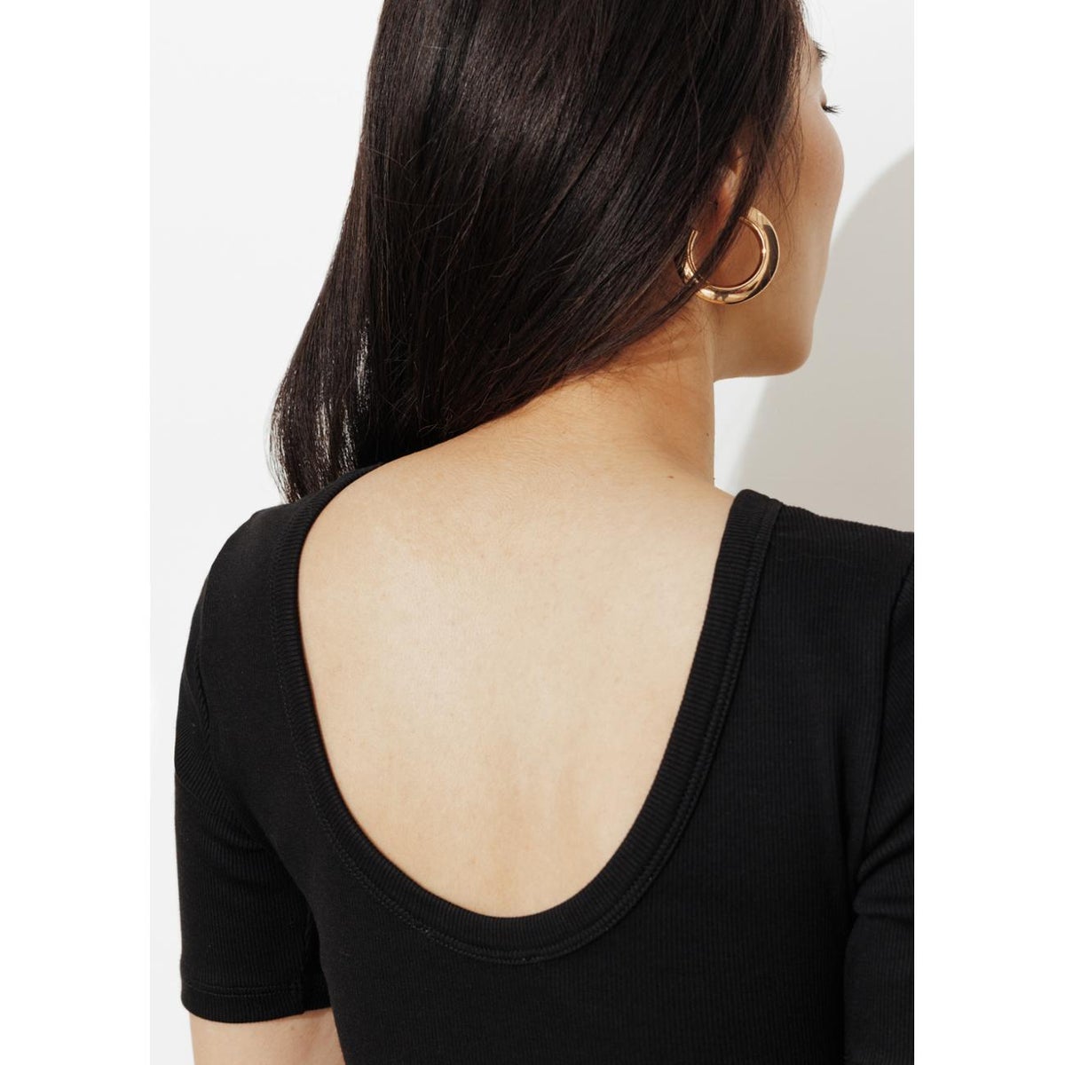 Body manches courtes noir, PROMOD
