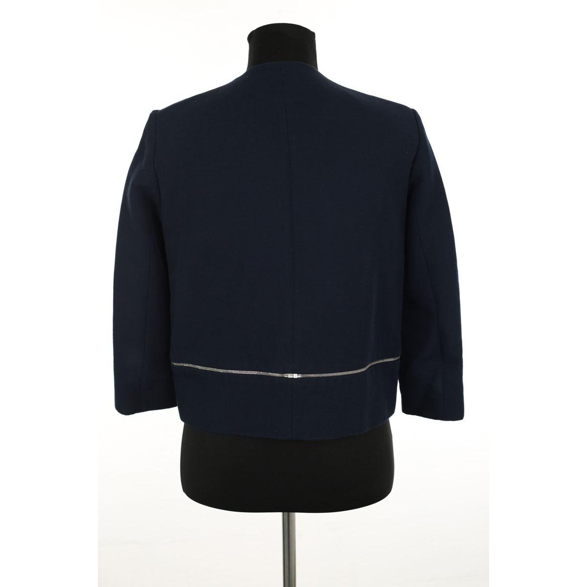 Veste - Très Bon État bleu, SANDRO