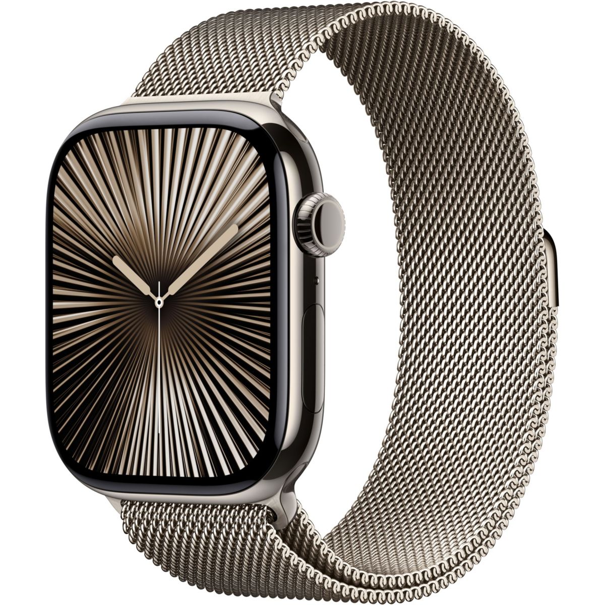 Montre connectée Serie 10 46mm Titane Naturel S/M Cell beige, APPLE