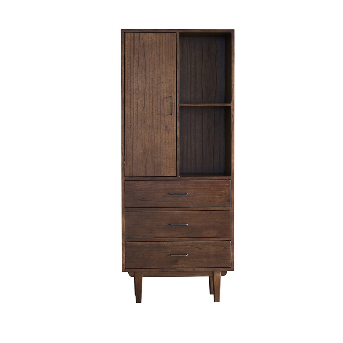 Colonne de salle de bain en bois massif VINTAGE marron, BERAH GETAH