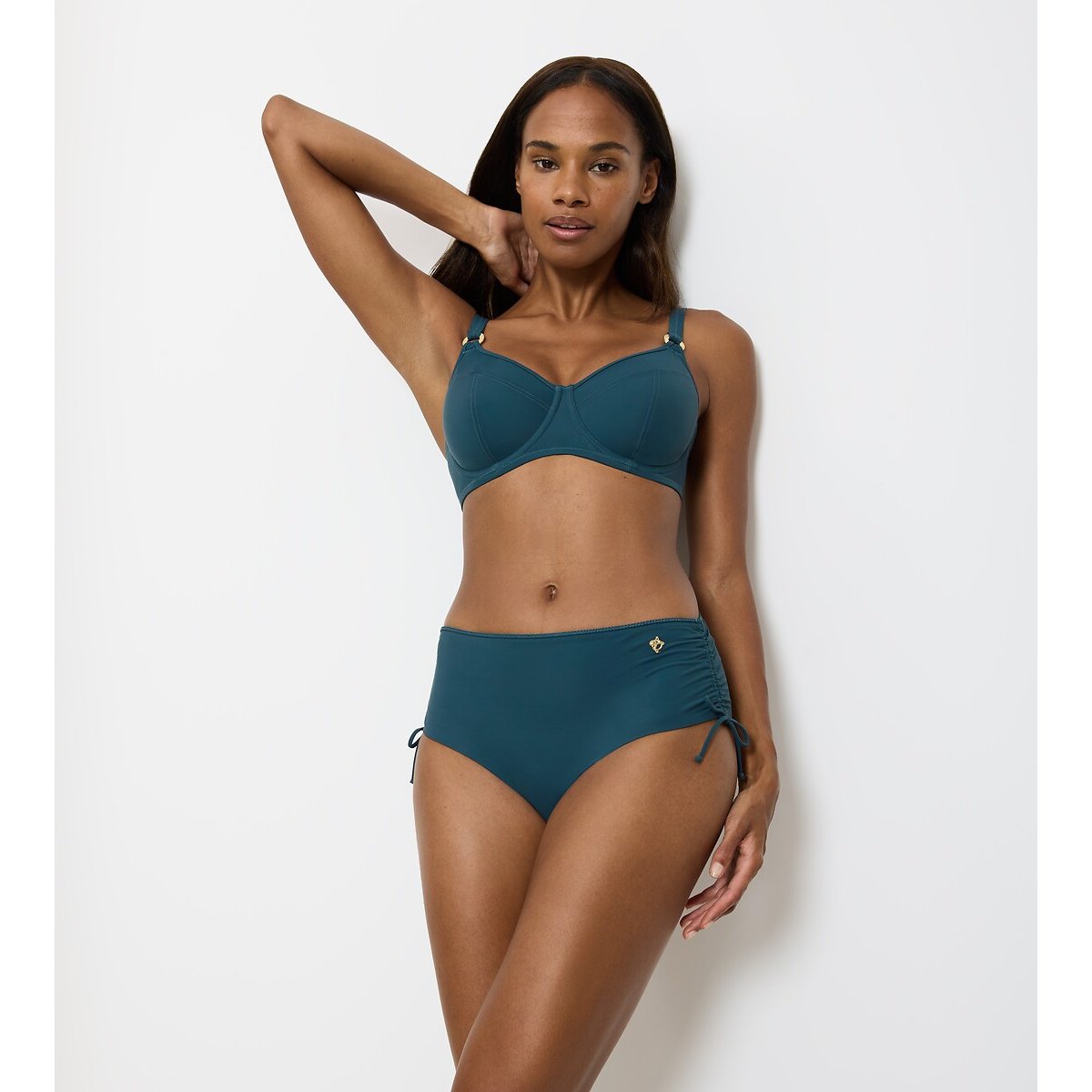 Haut de maillot de bain minimiseur Summer Twist bleu vert, TRIUMPH