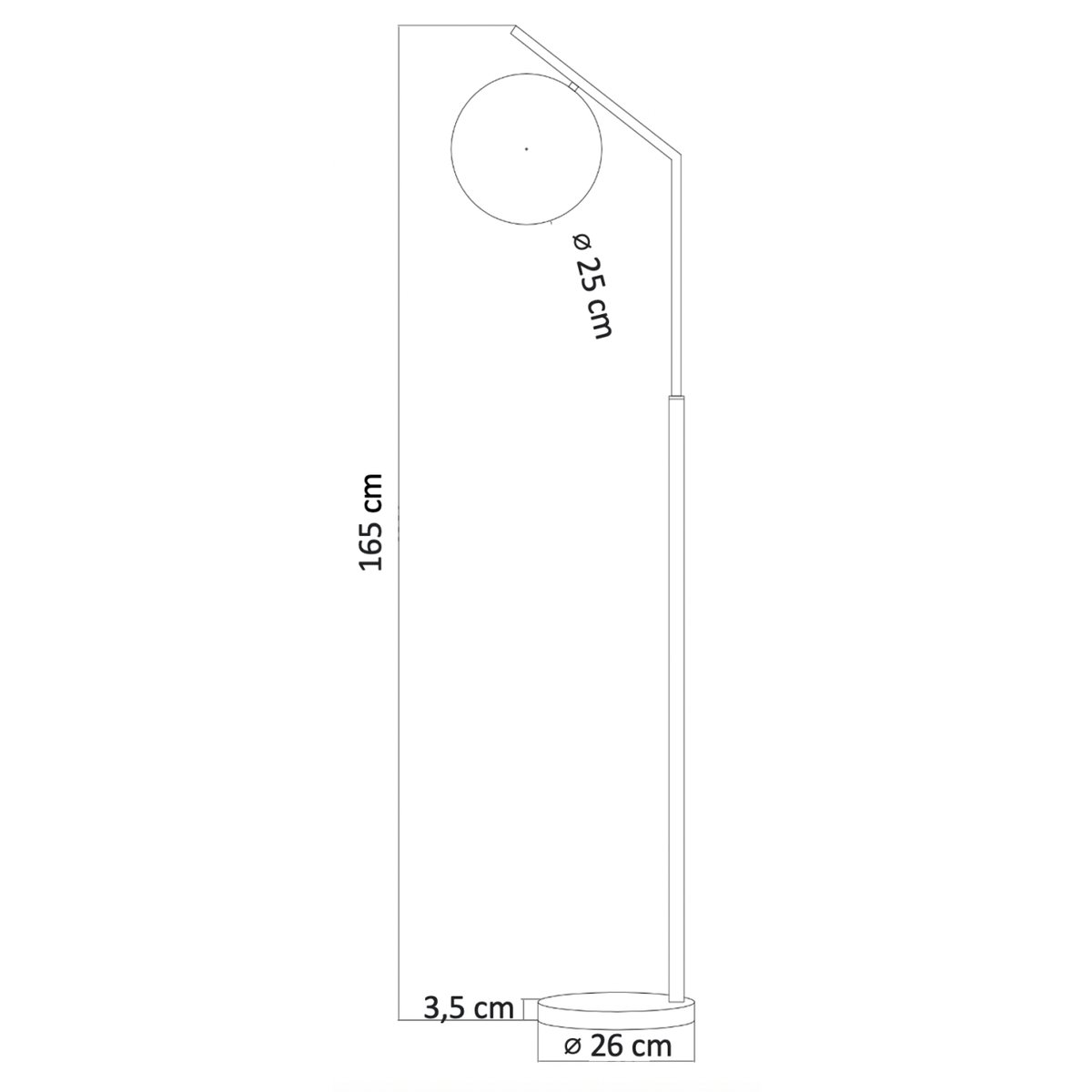 Lampe Design Épuré – MOLIA blanc et doré, KOSILUM
