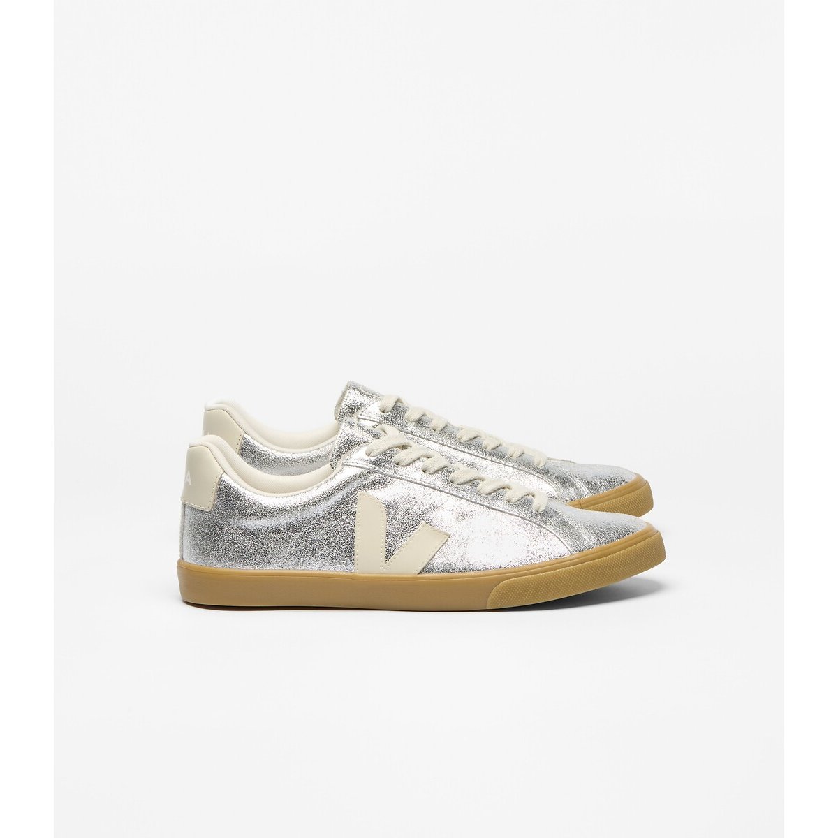 Esplar Logo Leather Trainers silver-coloured, VEJA