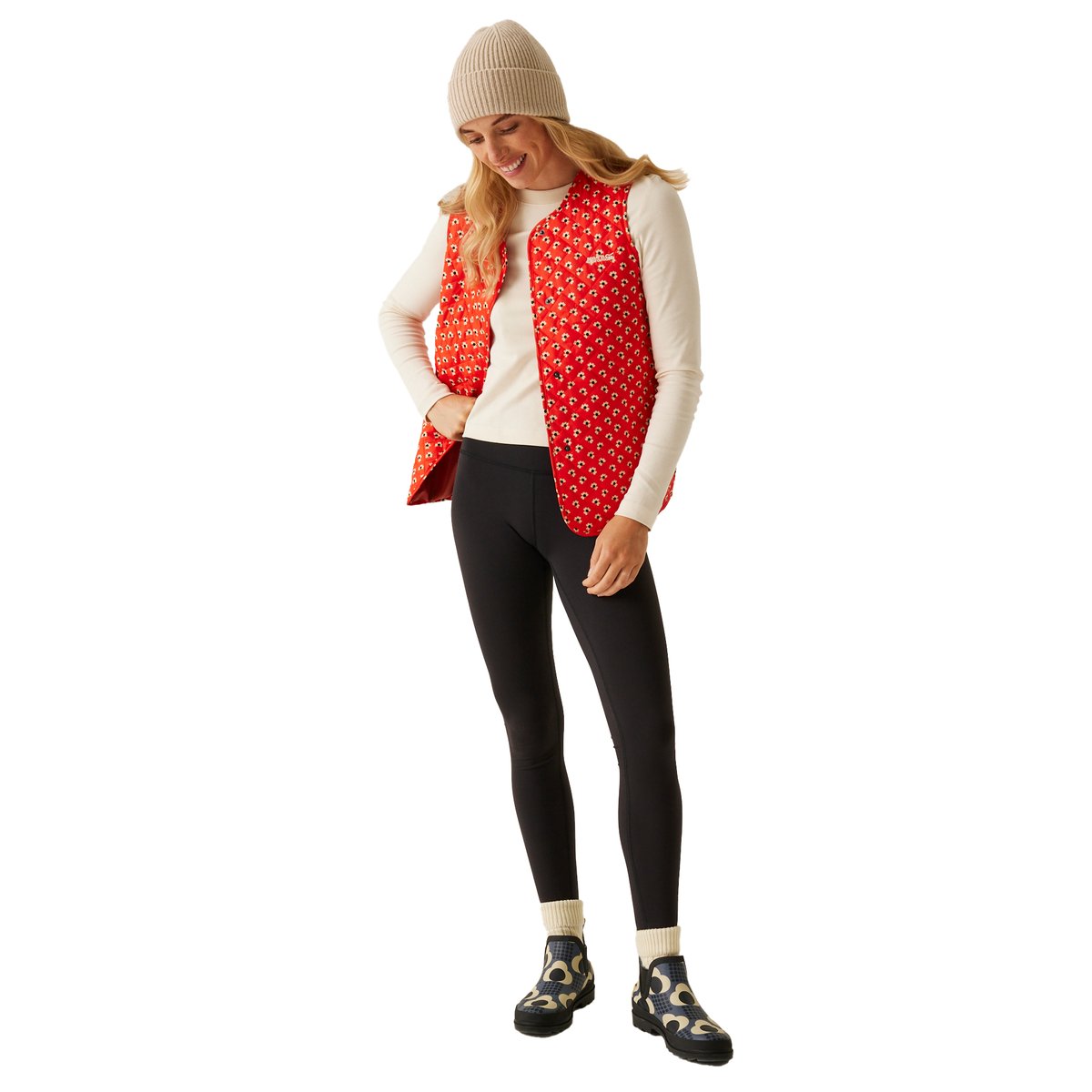 Veste sans manches motif/style floral ORLA KIELY rouge, REGATTA