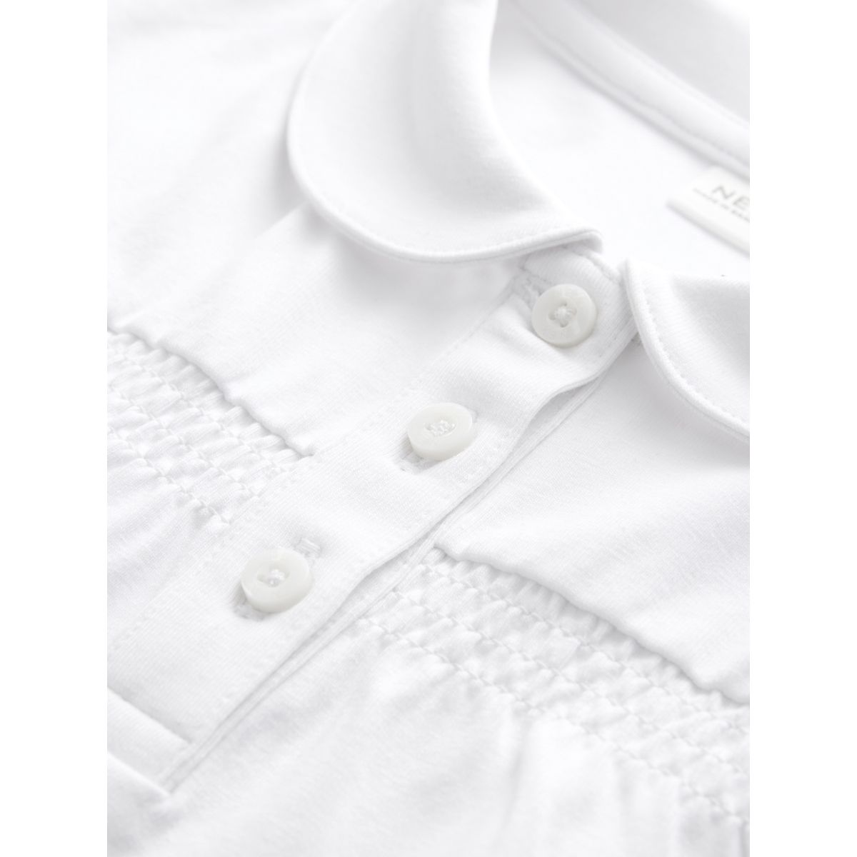 Haut d’école en coton stretch, lot de 2 blanc, NEXT
