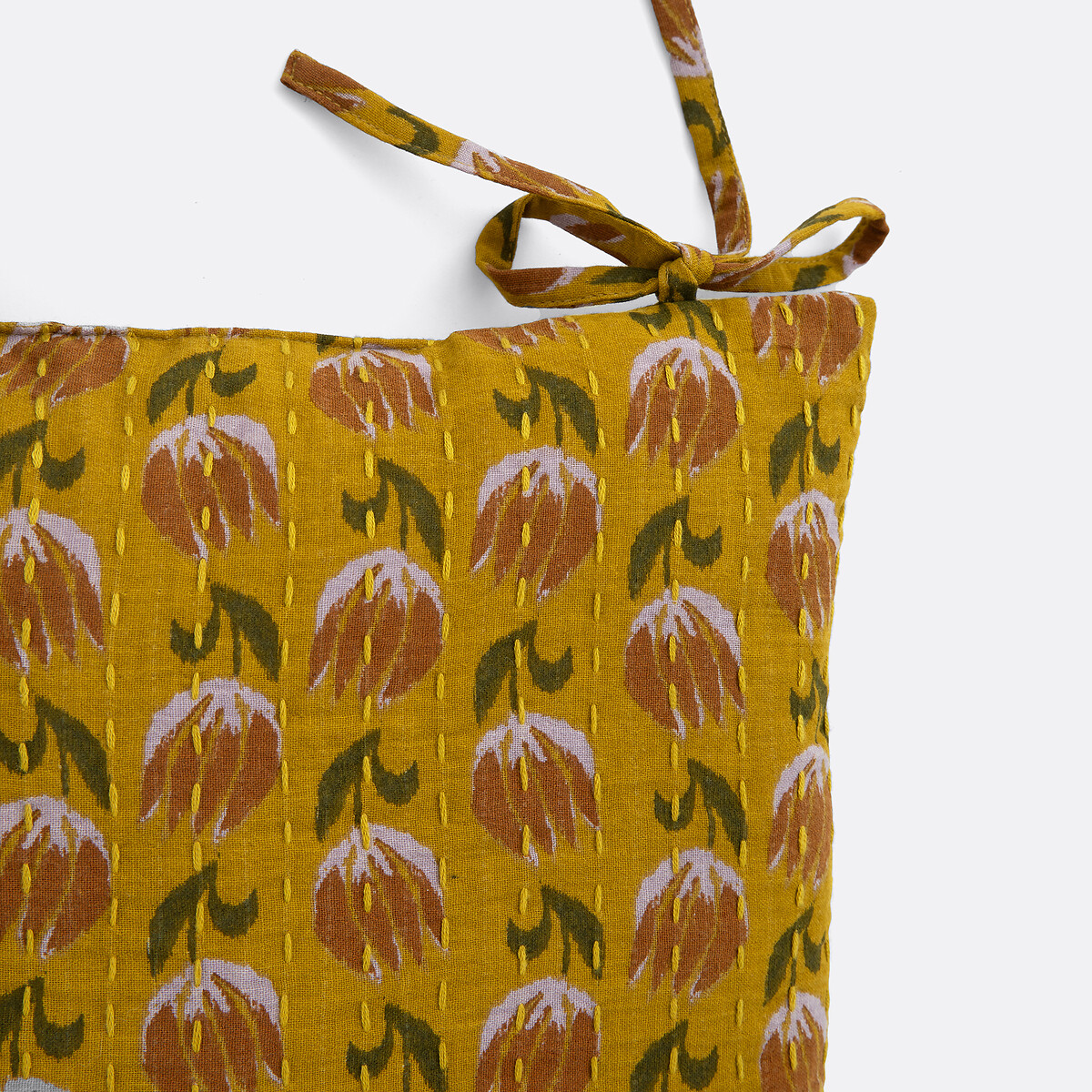Funda cuadrada para silla, gasa de algodón, estampado Ikat, ASTI multicolor, LA REDOUTE INTERIEURS
