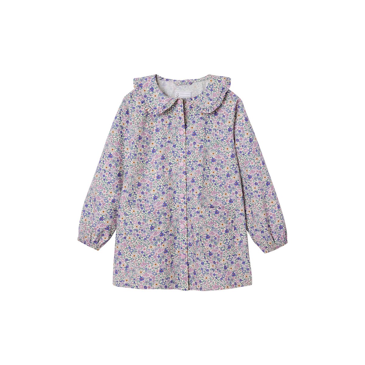 Tablier lilas poudré, VERTBAUDET