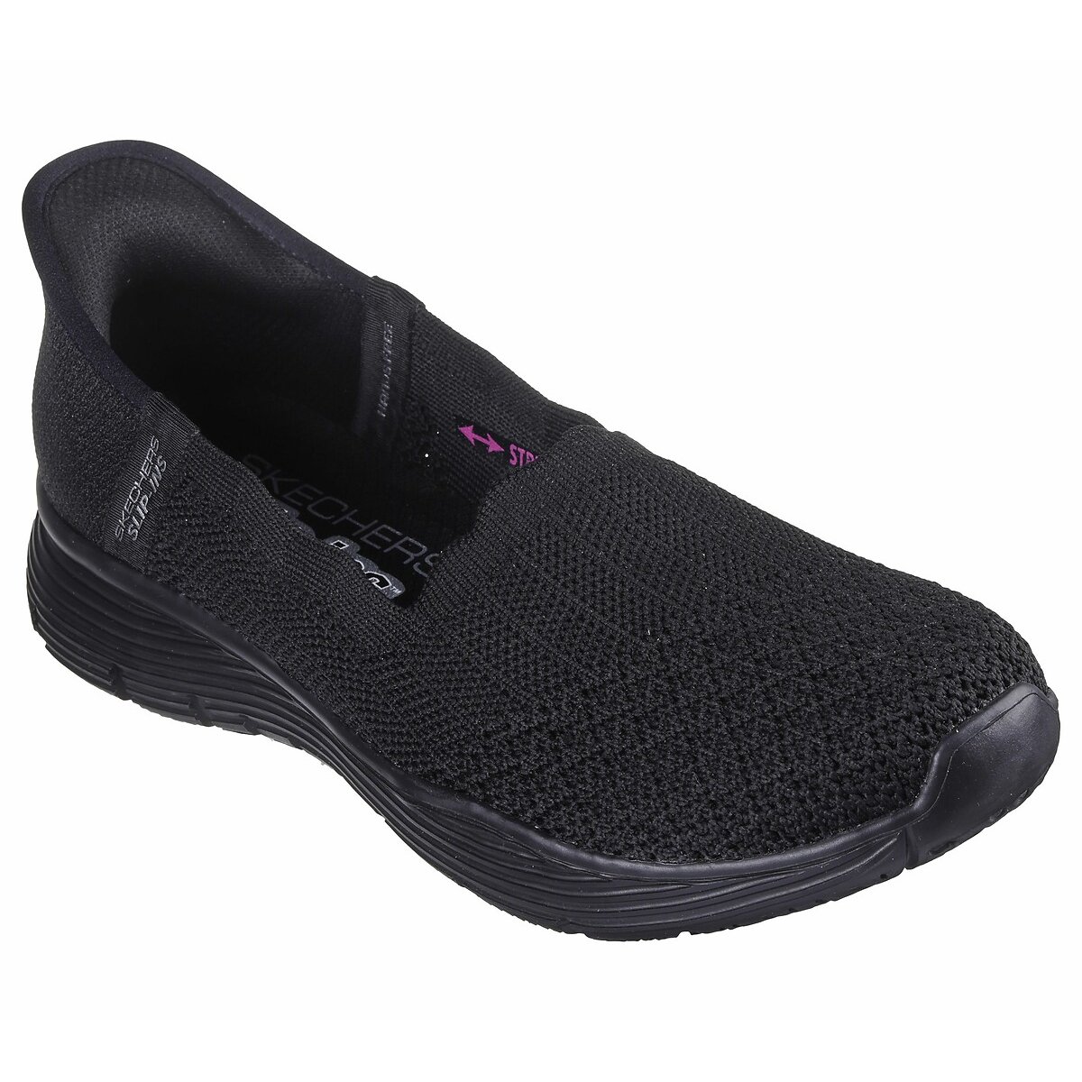 Baskets Slip-Ins: Seager - Believe It noir, SKECHERS